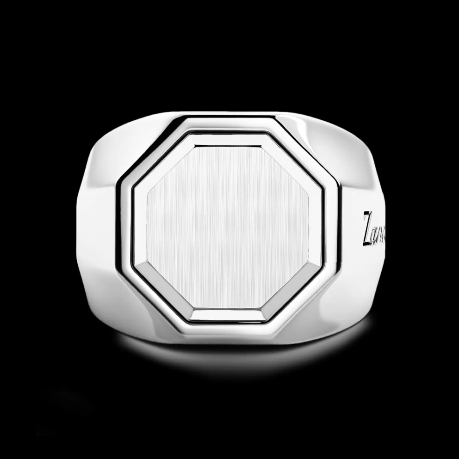 Zancan Gioielli Anello Chavlier Zancan In Argento Quadrato.> Anelli