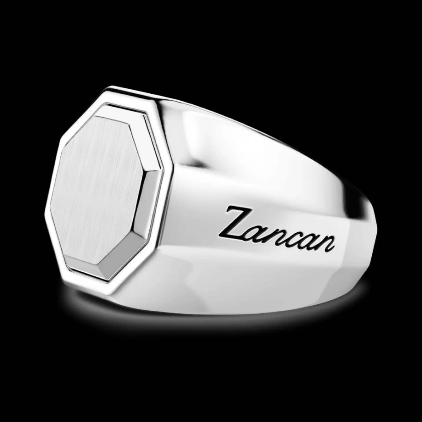 Zancan Gioielli Anello Chavlier Zancan In Argento Quadrato.> Anelli