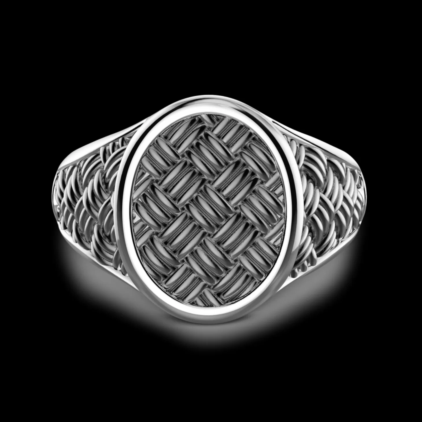 Zancan Gioielli Anello Chevalier Zancan In Argento Brunito.> Anelli