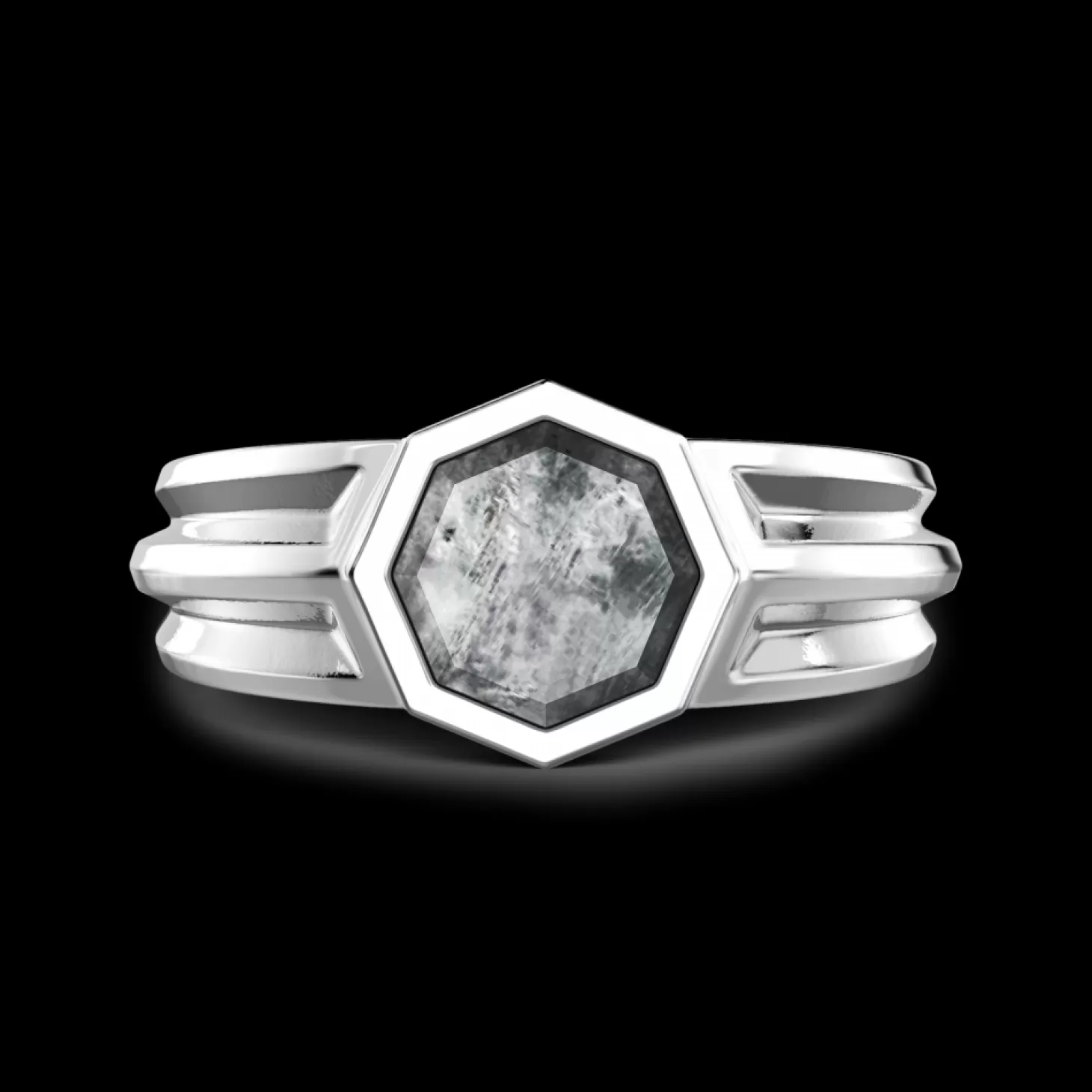 Zancan Gioielli Anello Chevalier Zancan In Argento Con Madreperla.> Anelli