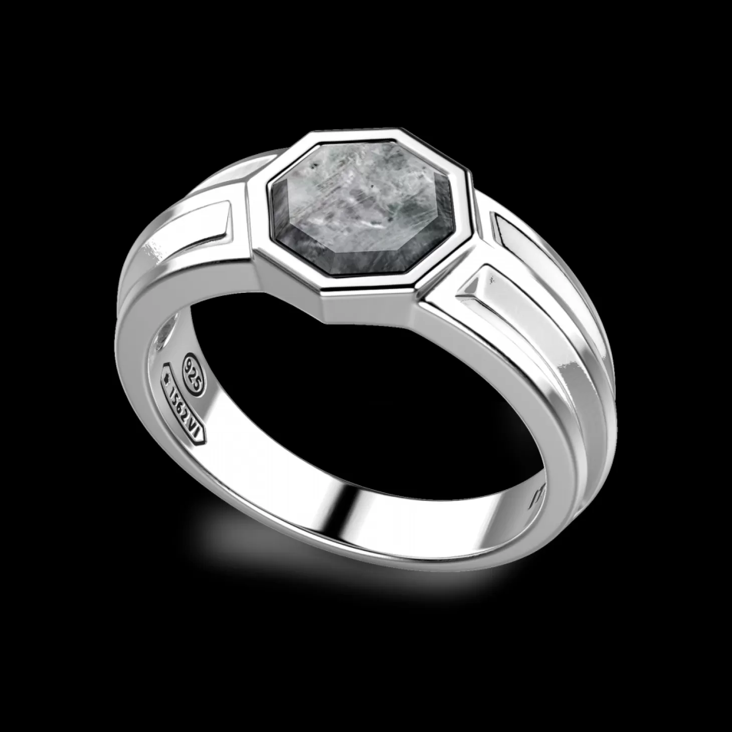 Zancan Gioielli Anello Chevalier Zancan In Argento Con Madreperla.> Anelli