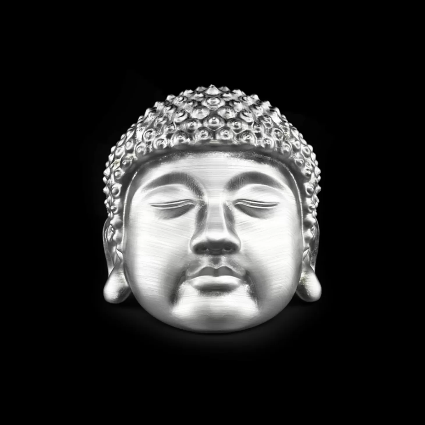 Zancan Gioielli Anello Zancan Buddha In Argento Con Finitura Vintage.> Anelli