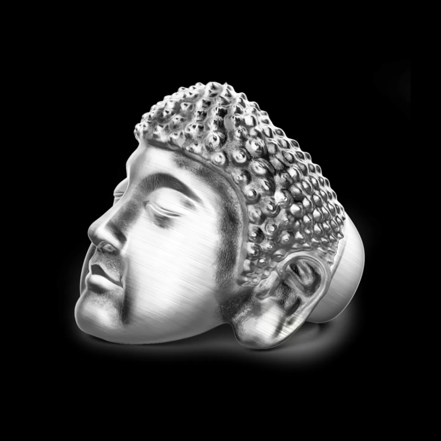 Zancan Gioielli Anello Zancan Buddha In Argento Con Finitura Vintage.> Anelli