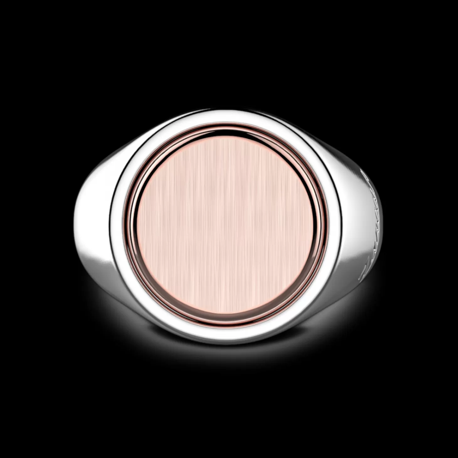 Zancan Gioielli Anello Zancan Circolare In Argento E Oro Rosa.> Anelli