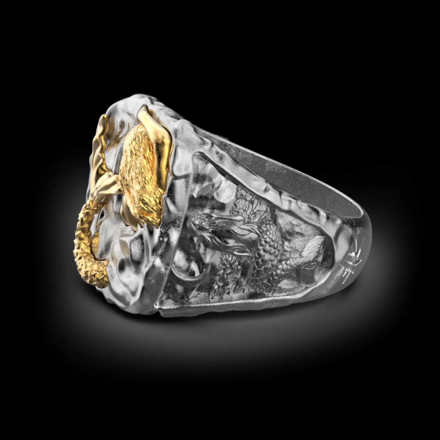 Zancan Gioielli Anello Zancan In Argento Brunito Con Sirena.> Anelli