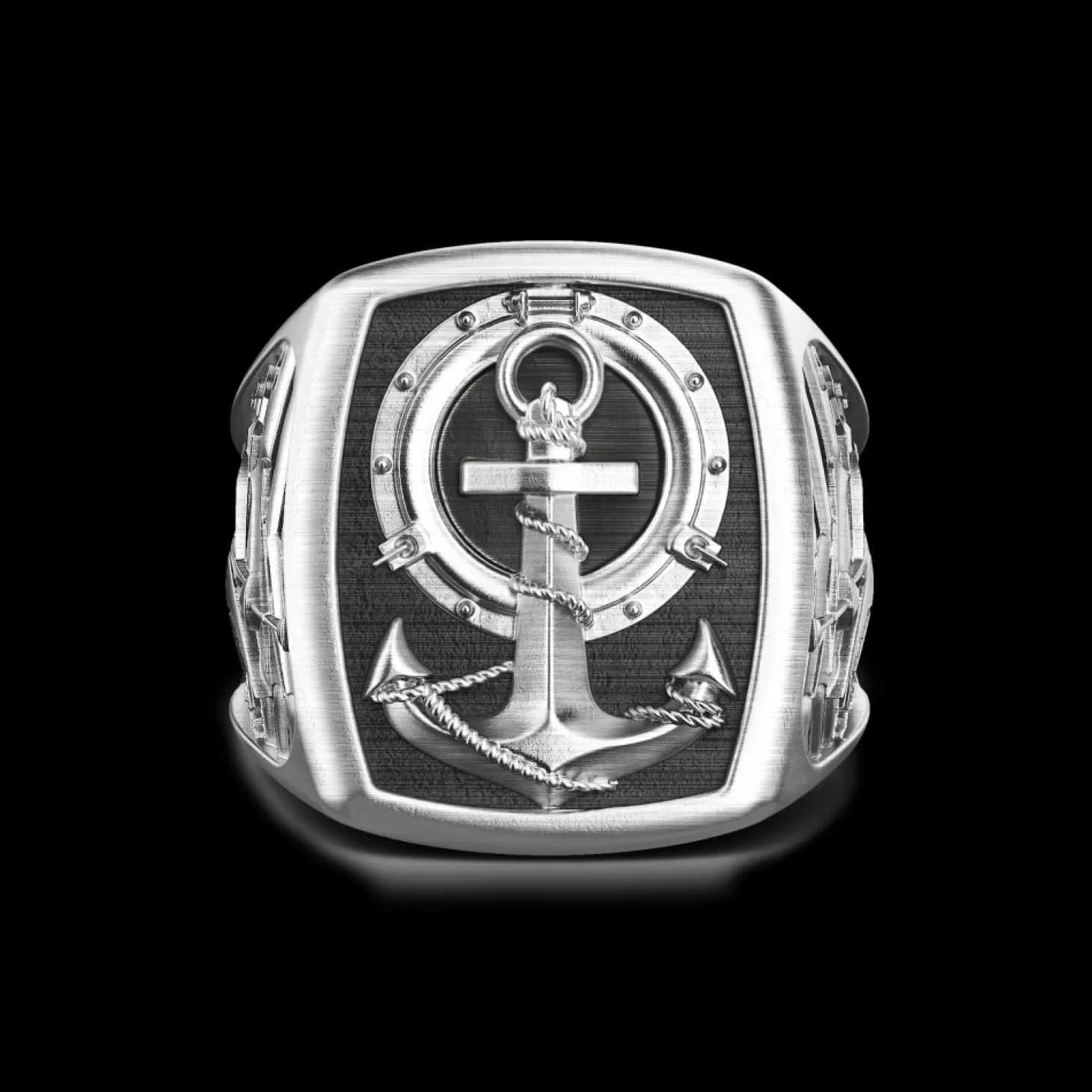 Zancan Gioielli Anello Zancan In Argento Con Ancora.> Anelli
