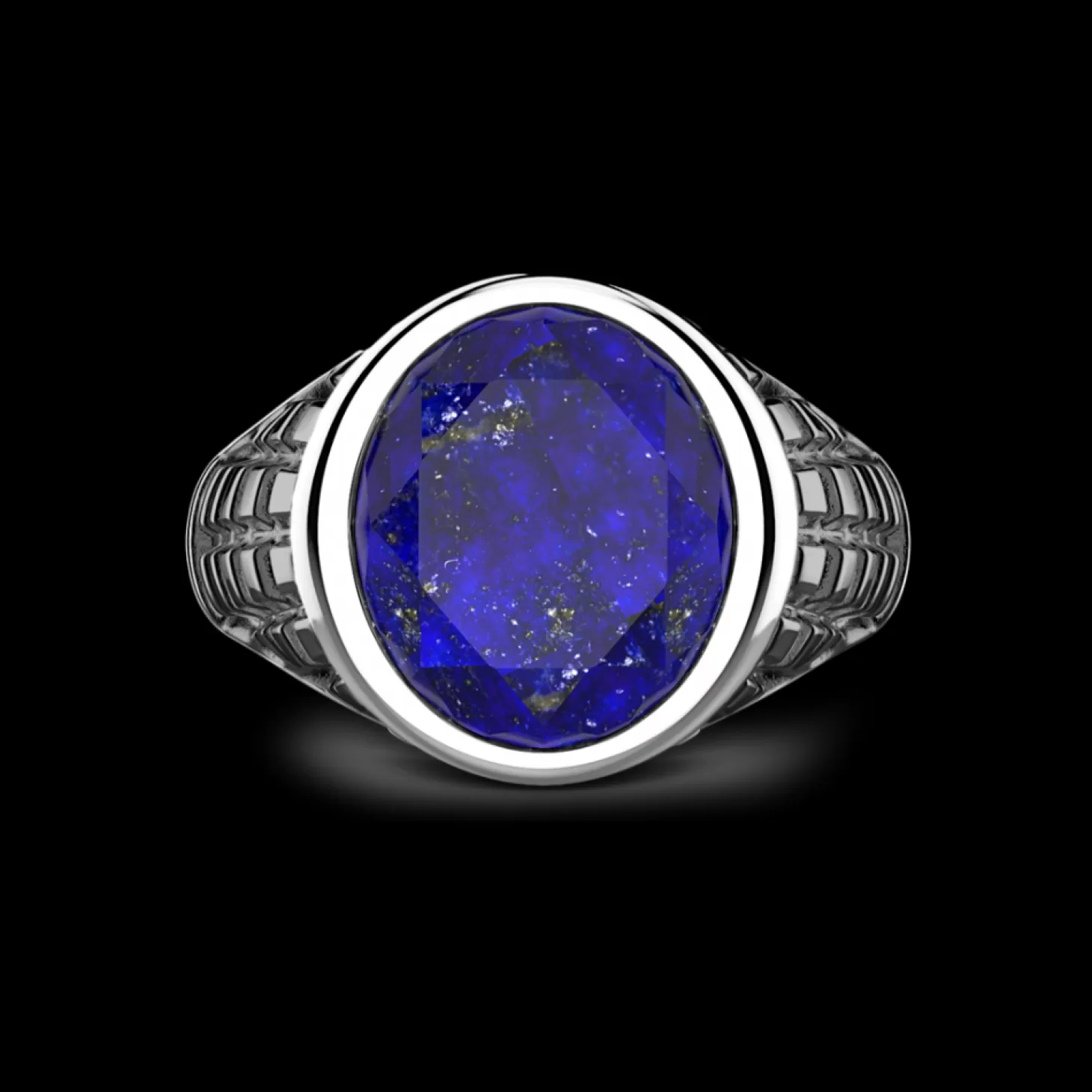 Zancan Gioielli Anello Zancan In Argento Con Pietra Blu.> Anelli