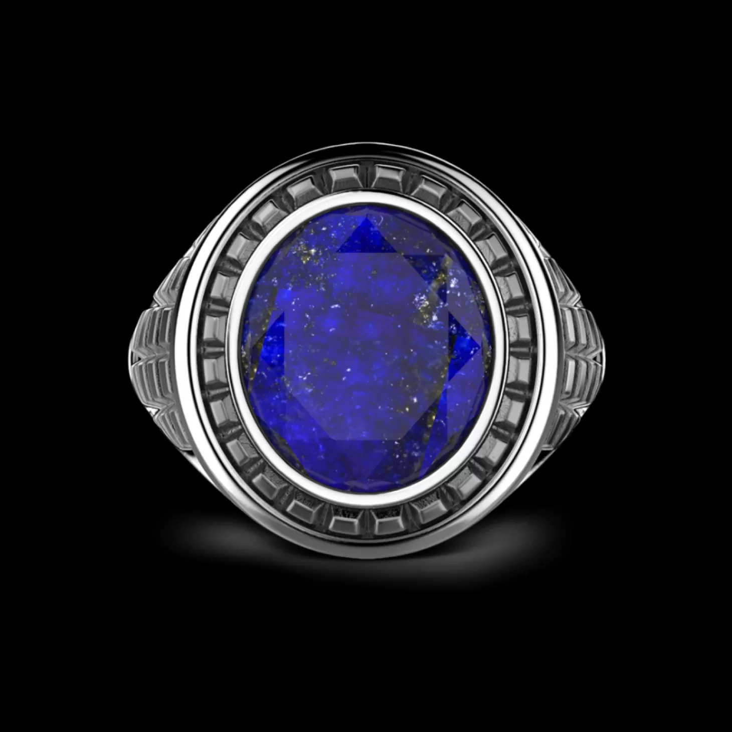 Zancan Gioielli Anello Zancan In Argento Con Pietra Blu.> Anelli