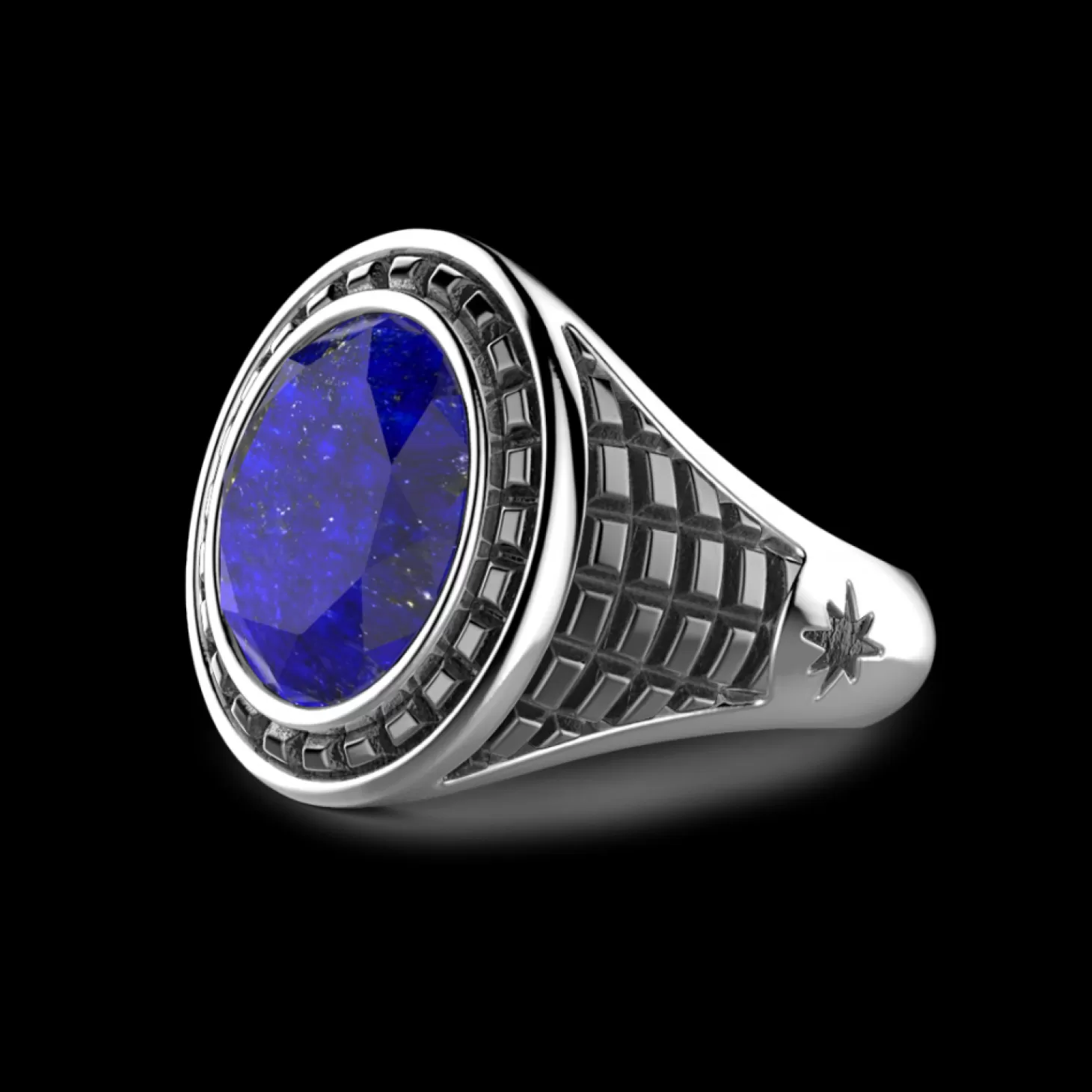 Zancan Gioielli Anello Zancan In Argento Con Pietra Blu.> Anelli
