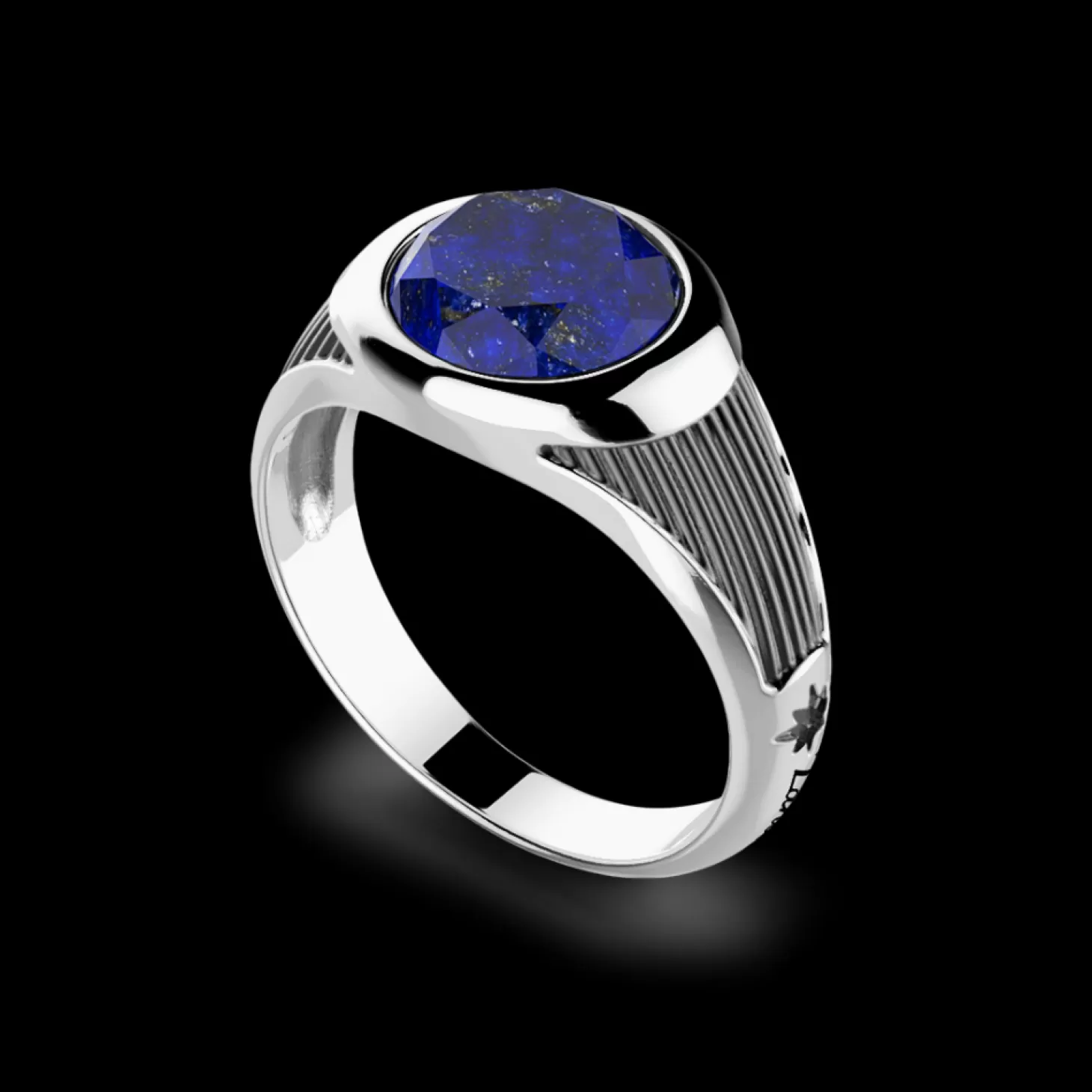 Zancan Gioielli Anello Zancan In Argento Con Pietra Blu.> Anelli