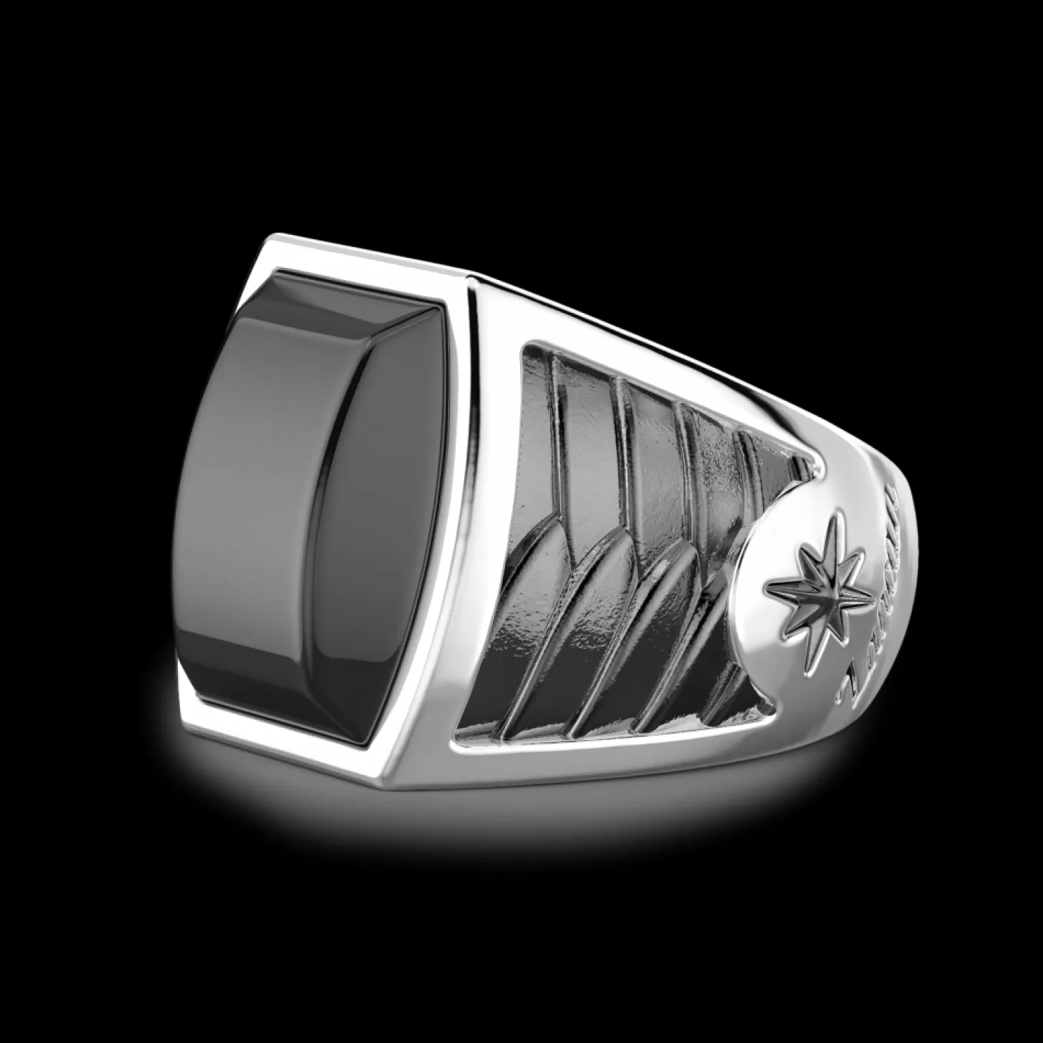 Zancan Gioielli Anello Zancan In Argento Con Pietra Onice.> Anelli