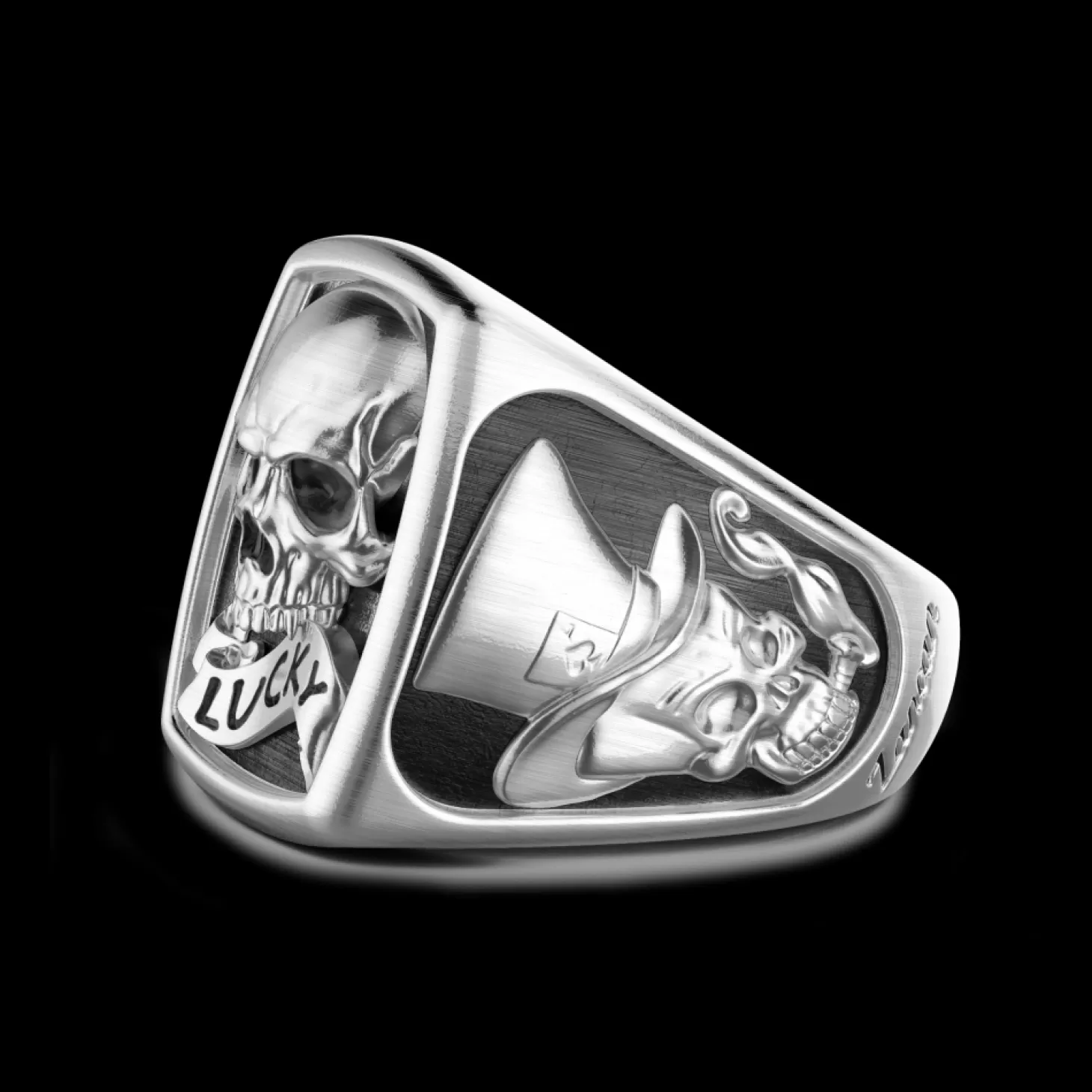Zancan Gioielli Anello Zancan In Argento Con Teschio.> Anelli
