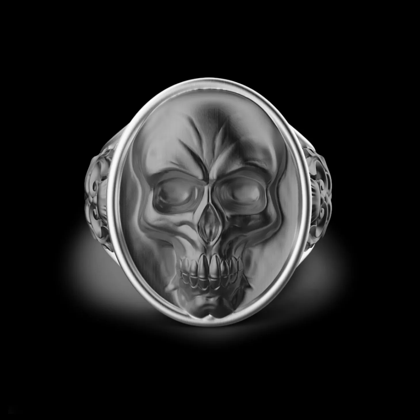 Zancan Gioielli Anello Zancan In Argento Con Teschio Evanescente.> Anelli