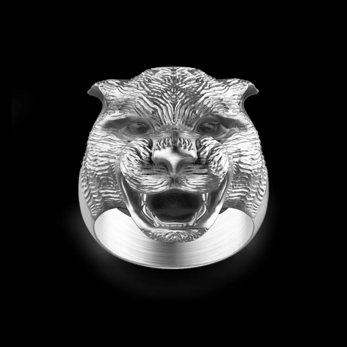 Zancan Gioielli Anello Zancan Pantera In Argento Con Finitura Vintage.> Anelli