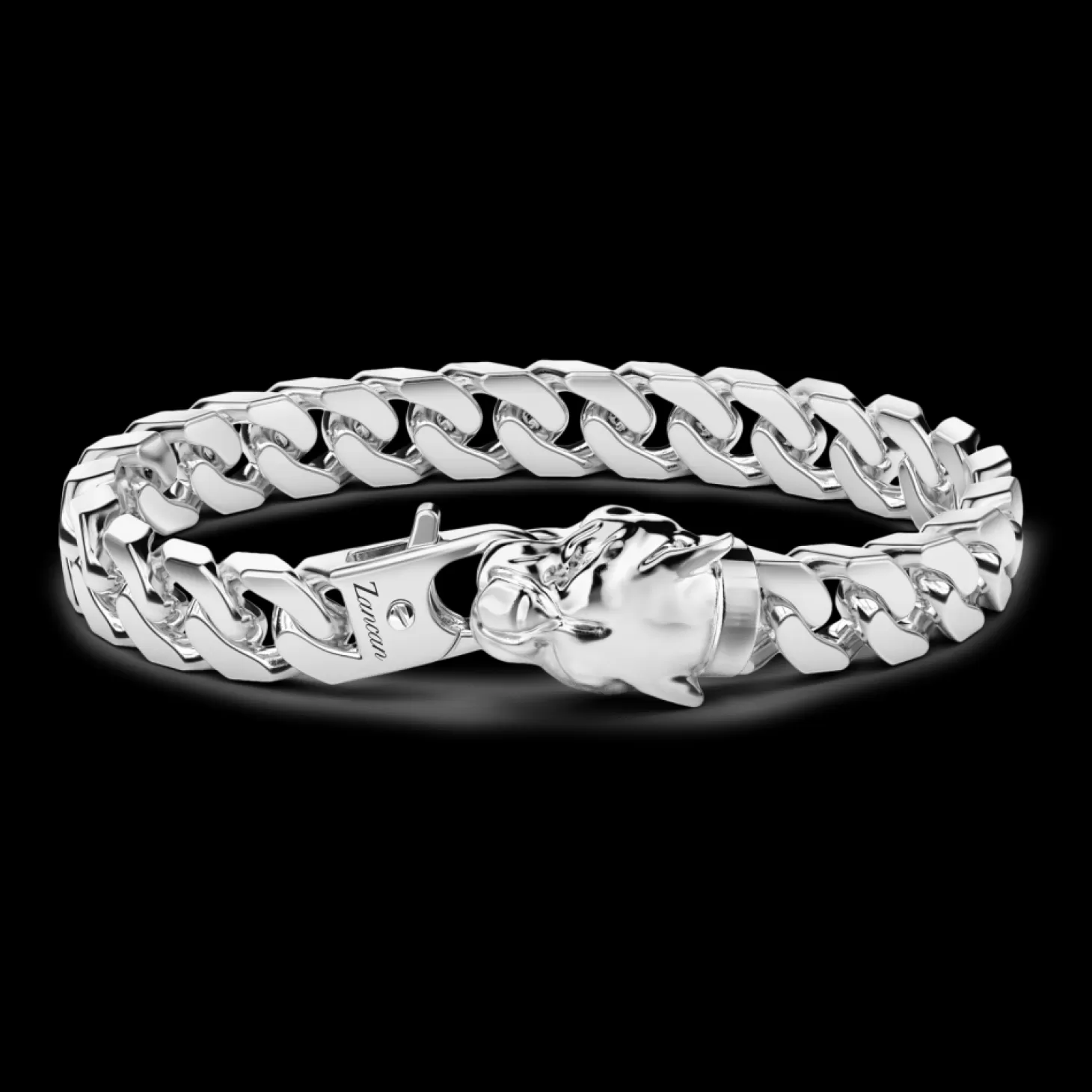 Zancan Gioielli Bracciale A Grumetta Zancan In Argento Con Chiusura A Testa Di Pantera.> Bracciali