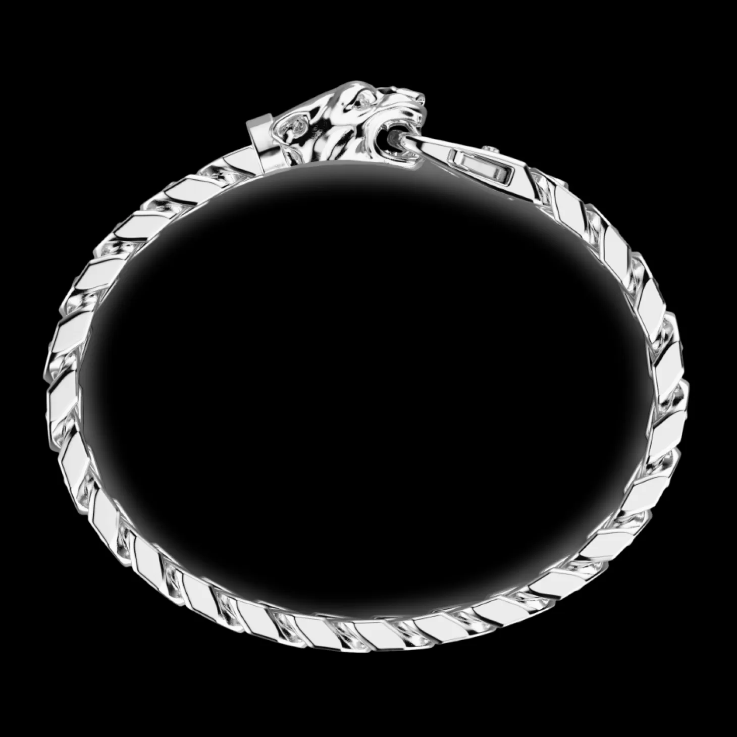 Zancan Gioielli Bracciale A Grumetta Zancan In Argento Con Chiusura A Testa Di Pantera.> Bracciali
