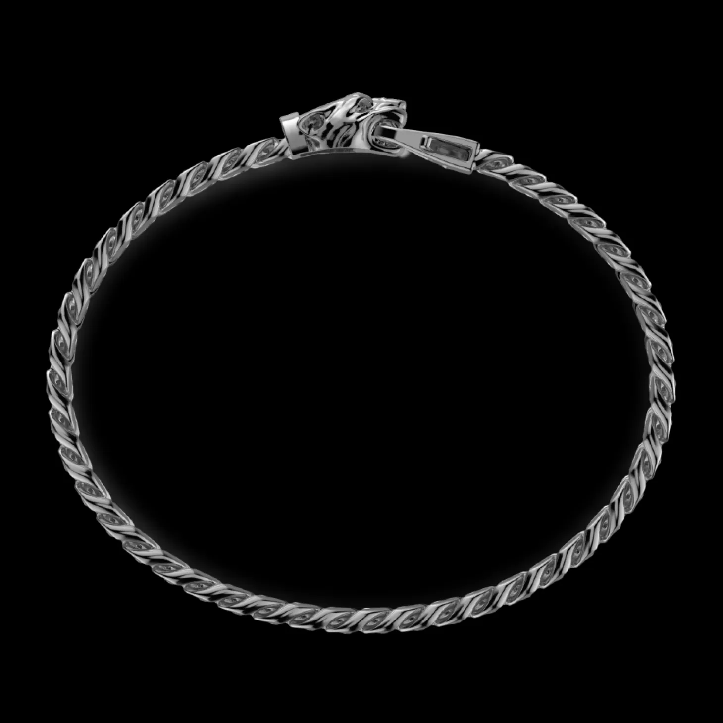 Zancan Gioielli Bracciale A Grumetta Zancan In Argento Con Chiusura A Testa Di Pantera.> Bracciali
