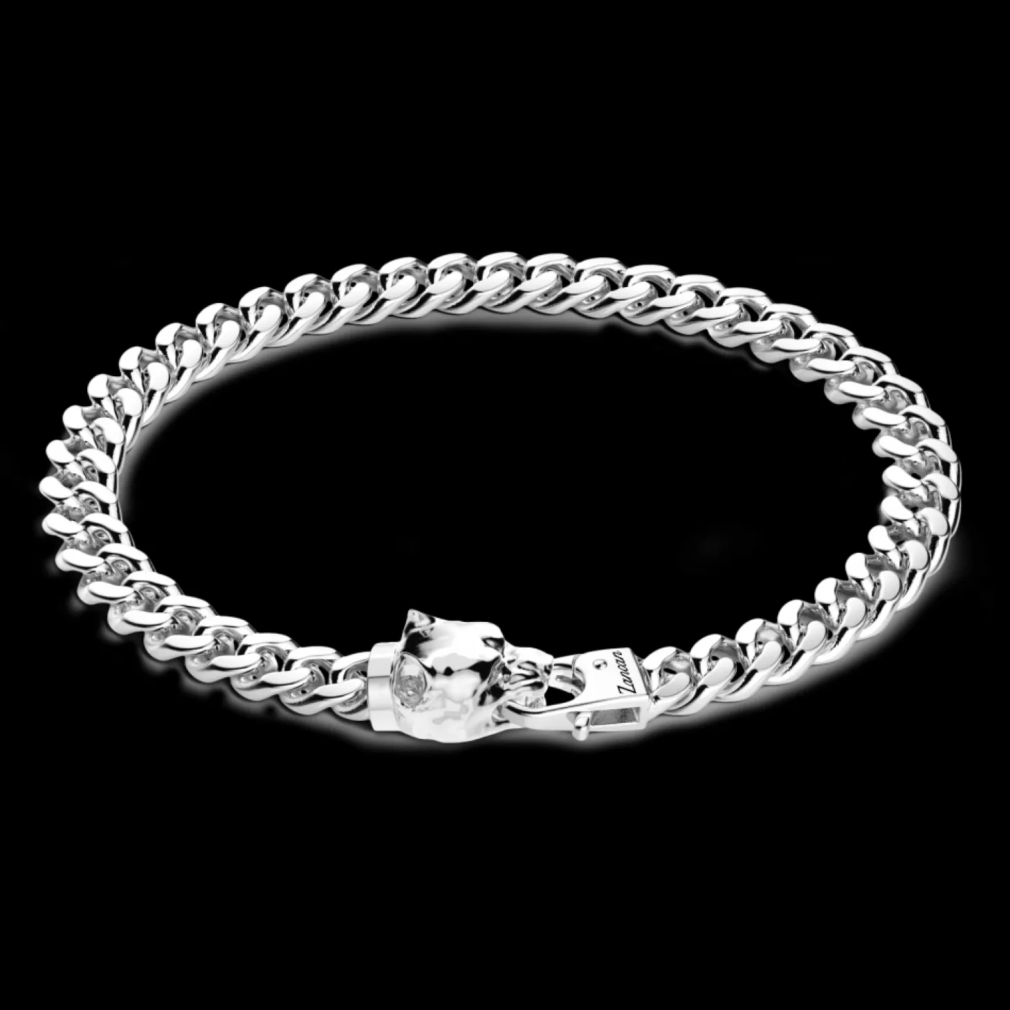 Zancan Gioielli Bracciale A Grumetta Zancan In Argento Con Chiusura A Testa Di Pitbull.> Bracciali