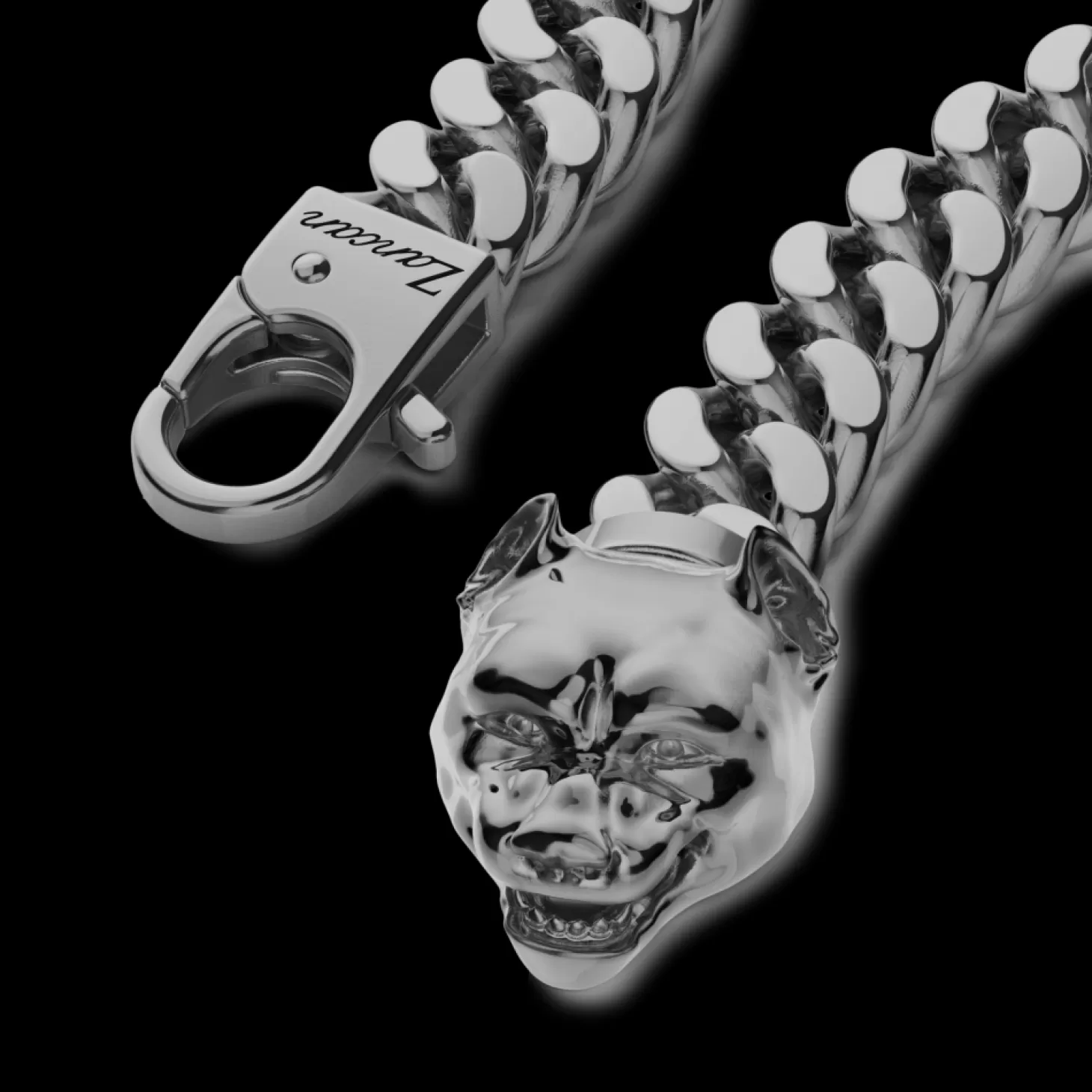 Zancan Gioielli Bracciale A Grumetta Zancan In Argento Con Chiusura A Testa Di Pitbull.> Bracciali