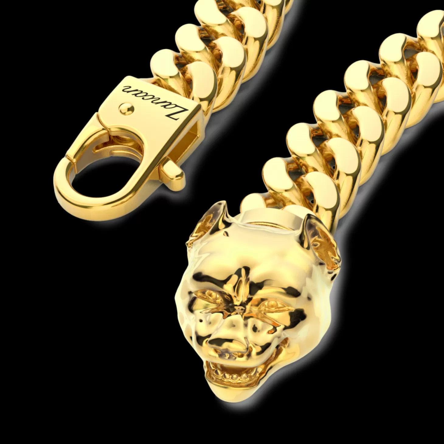 Zancan Gioielli Bracciale A Grumetta Zancan In Argento Con Chiusura A Testa Di Pitbull.> Bracciali