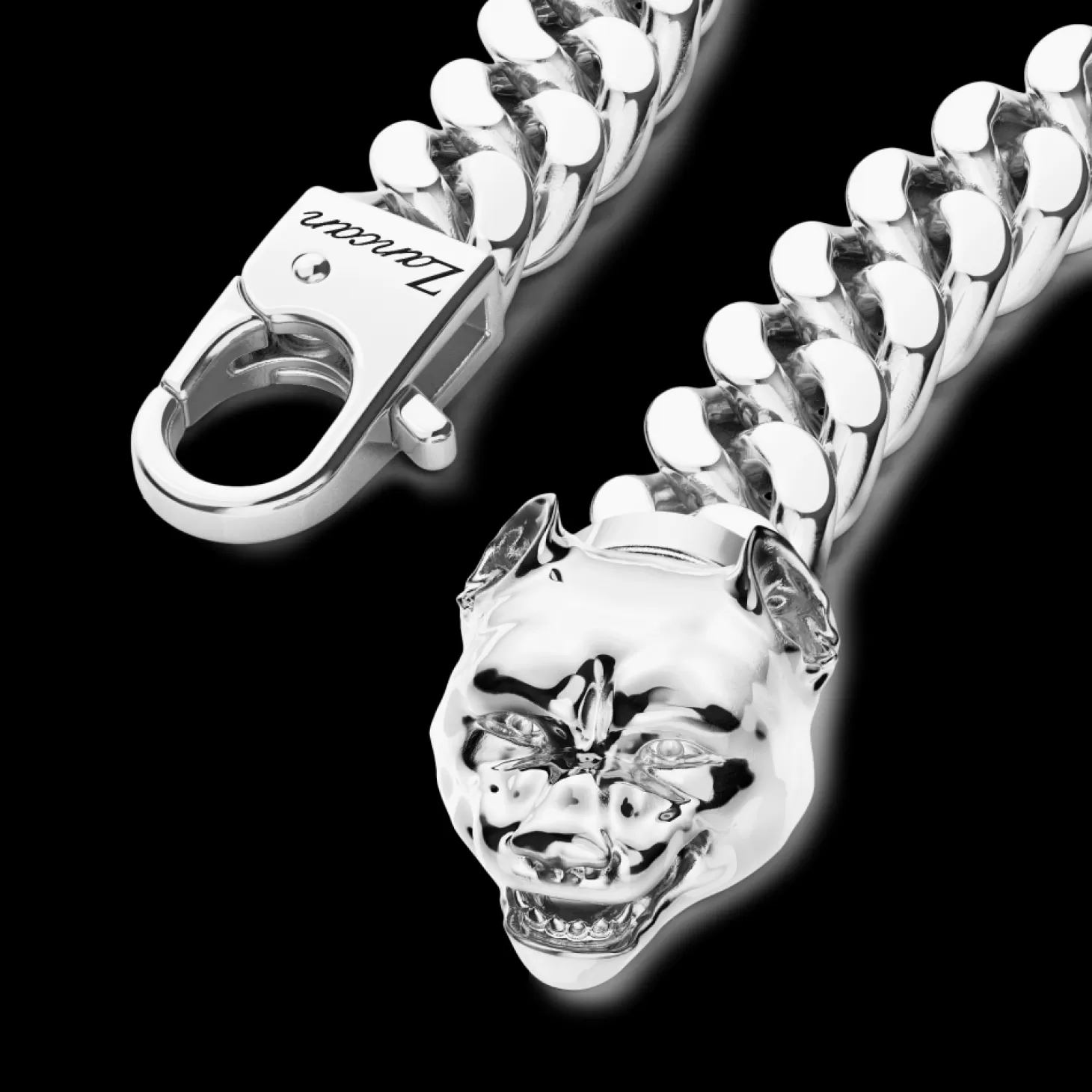 Zancan Gioielli Bracciale A Grumetta Zancan In Argento Con Chiusura A Testa Di Pitbull.> Bracciali