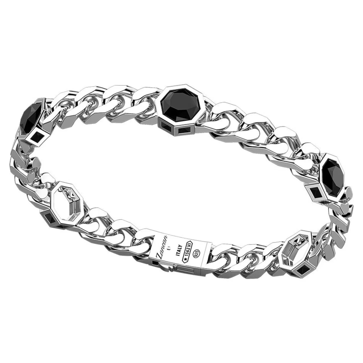 Zancan Gioielli Bracciale A Grumetta Zancan In Argento Con Pietre Onice.> Bracciali