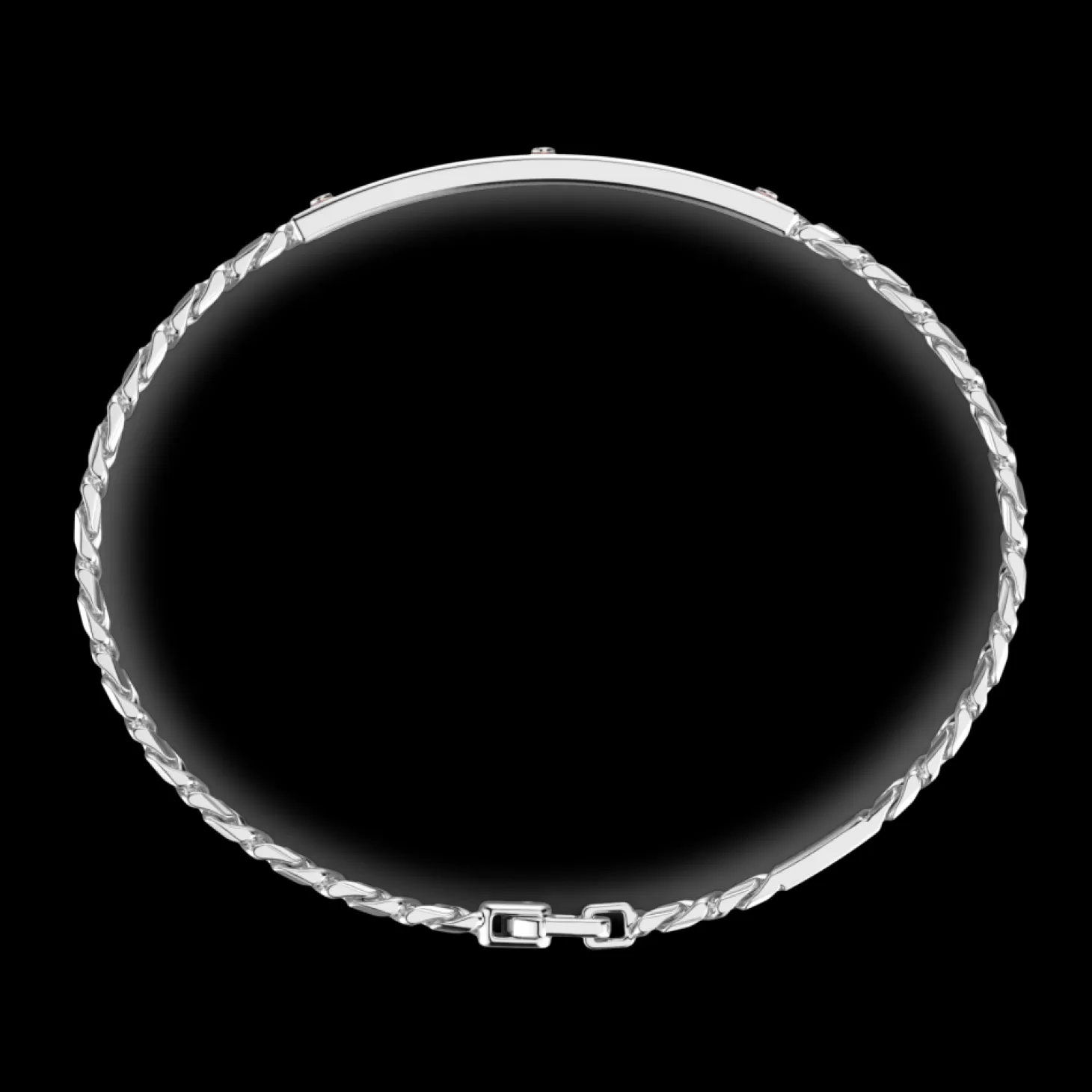 Zancan Gioielli Bracciale A Grumetta Zancan In Argento Con Targa Ed Inserti In Oro Rosa.> Bracciali