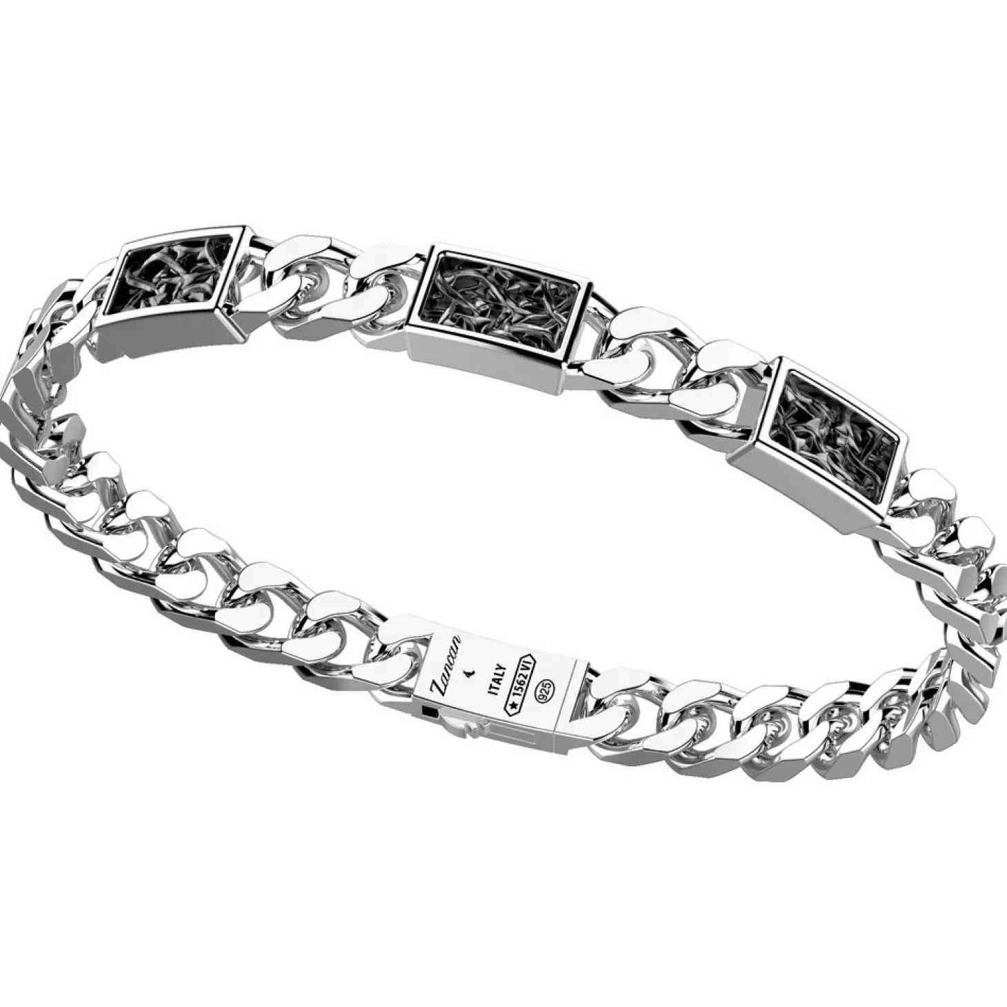 Zancan Gioielli Bracciale A Grumetta Zancan In Argento Con Targhe.> Bracciali