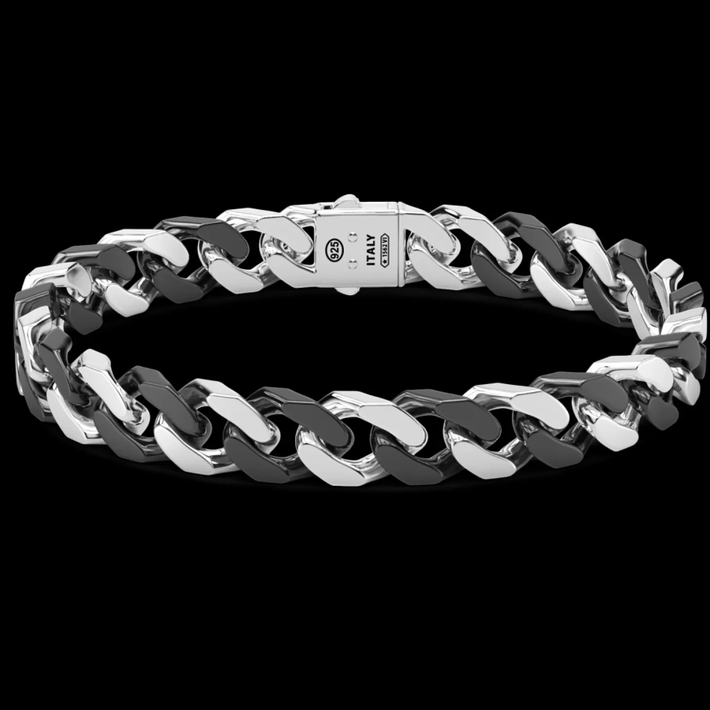Zancan Gioielli Bracciale A Grumette Zanca In Argento E Ceramica.> Bracciali