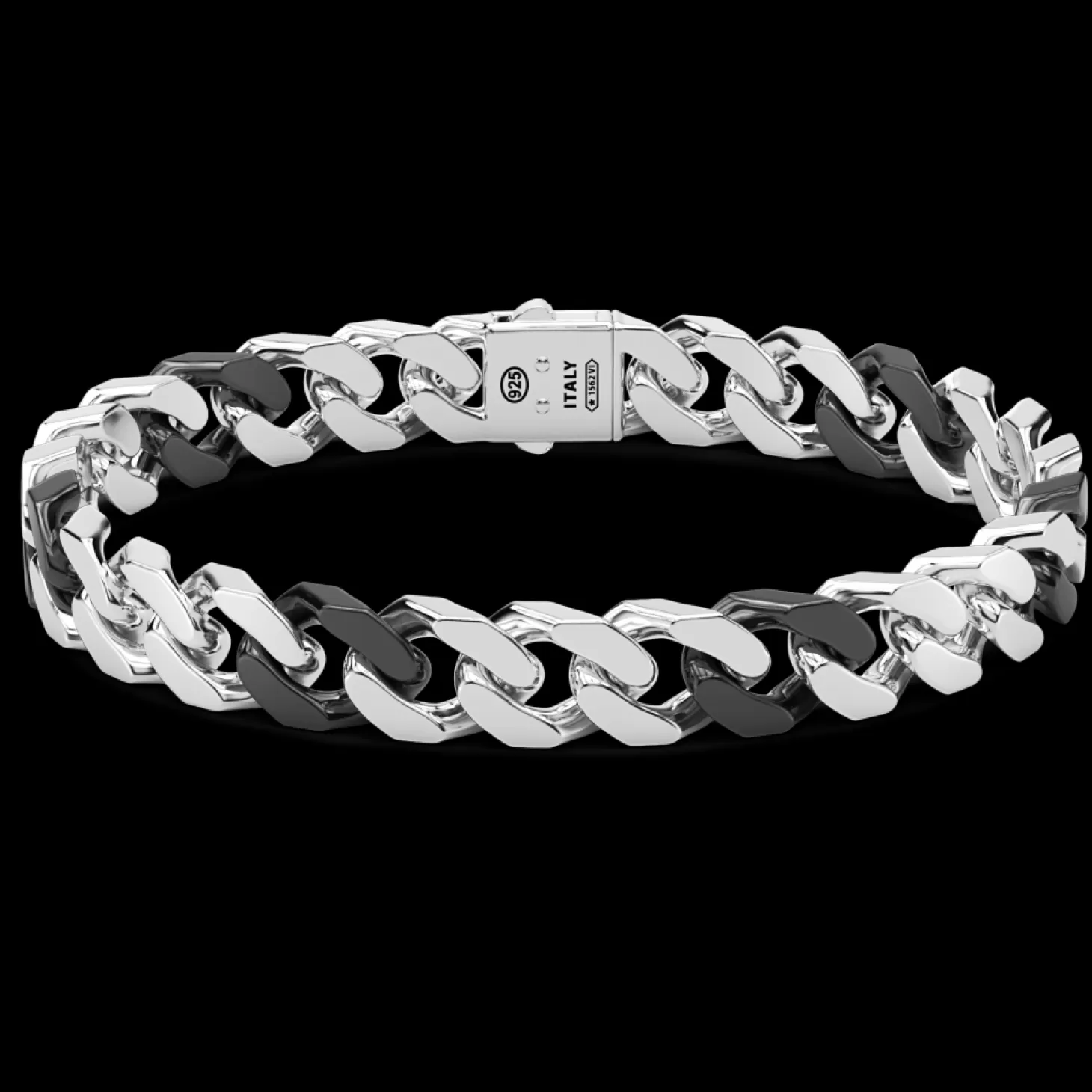 Zancan Gioielli Bracciale A Grumette Zanca In Argento E Ceramica.> Bracciali