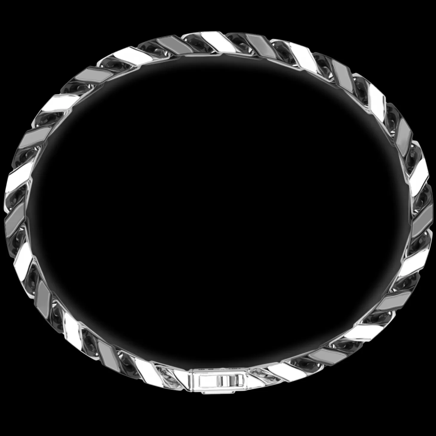 Zancan Gioielli Bracciale A Grumette Zanca In Argento E Ceramica.> Bracciali