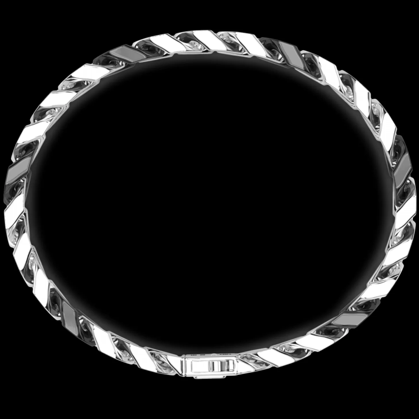 Zancan Gioielli Bracciale A Grumette Zanca In Argento E Ceramica.> Bracciali