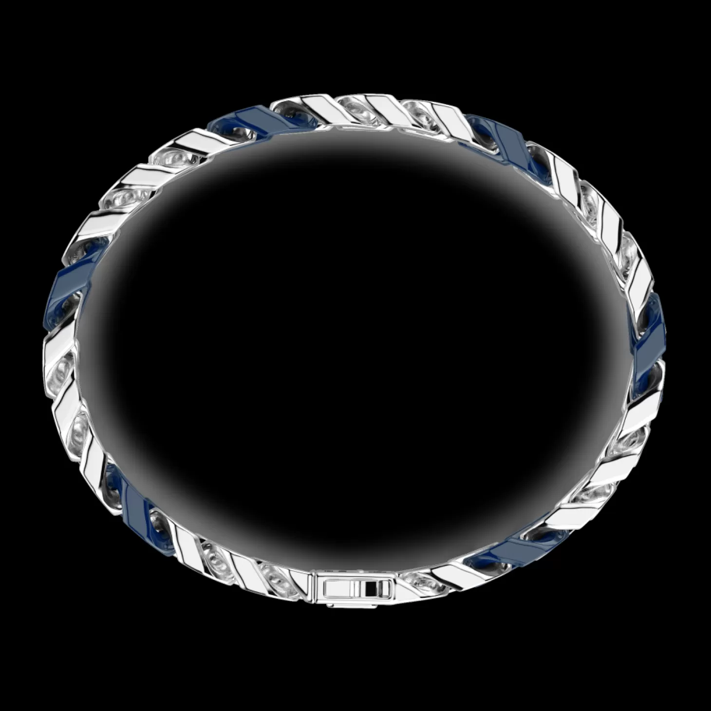 Zancan Gioielli Bracciale A Grumette Zanca In Argento E Ceramica Con Maglie Smaltate.> Bracciali