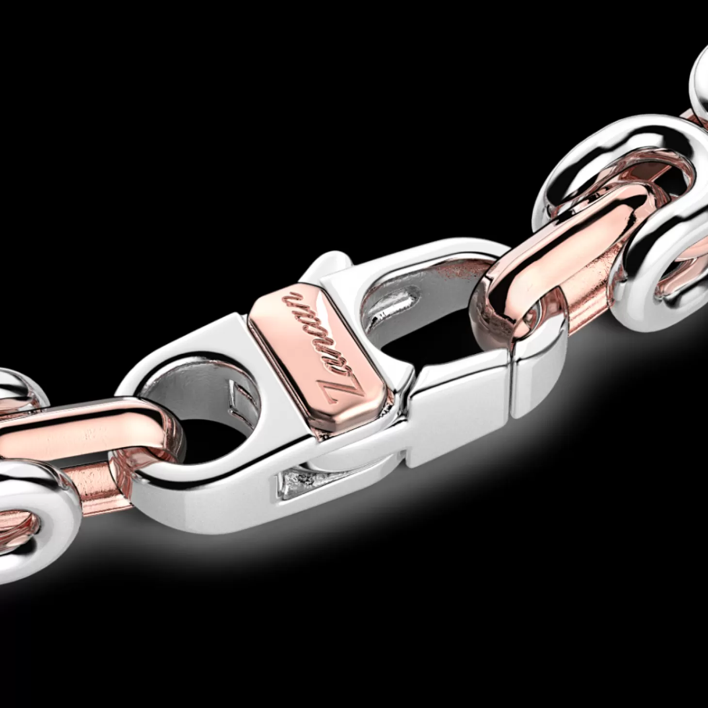 Zancan Gioielli Bracciale Da Uomo Zancan Catena In Argento E Oro 18K.> Bracciali