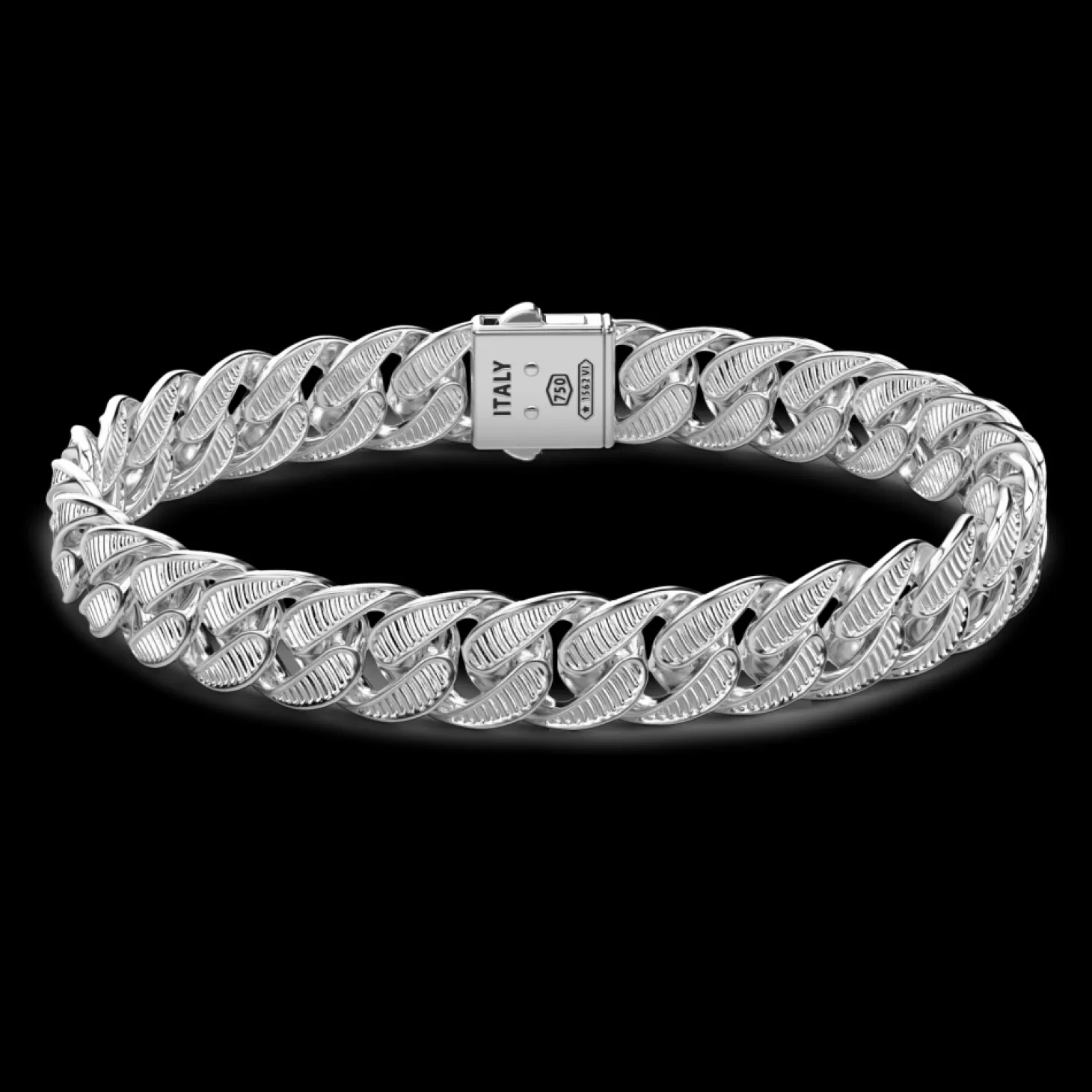 Zancan Gioielli Bracciale Grumetta Zancan In Argento Con Finitura Striata.> Bracciali
