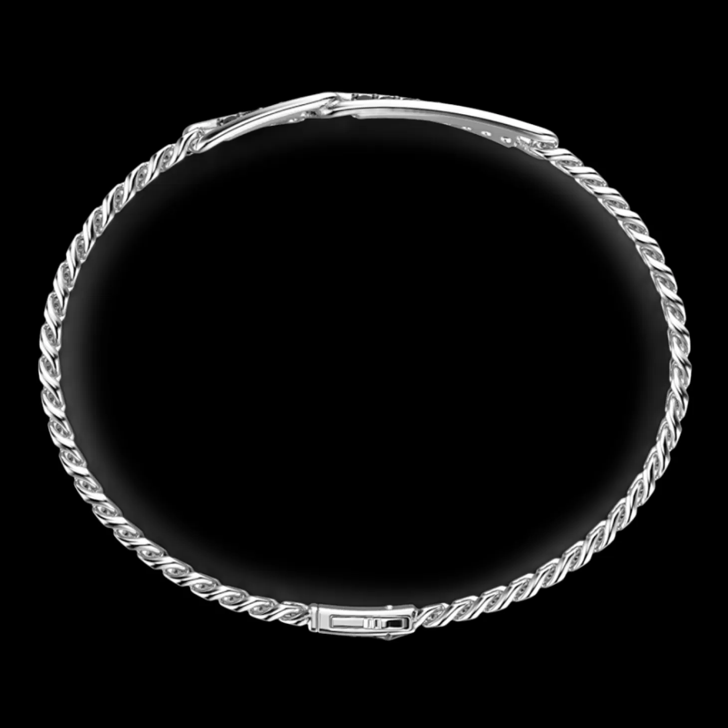 Zancan Gioielli Bracciale Grumetta Zancan In Argento Con Pietre Nere.> Bracciali