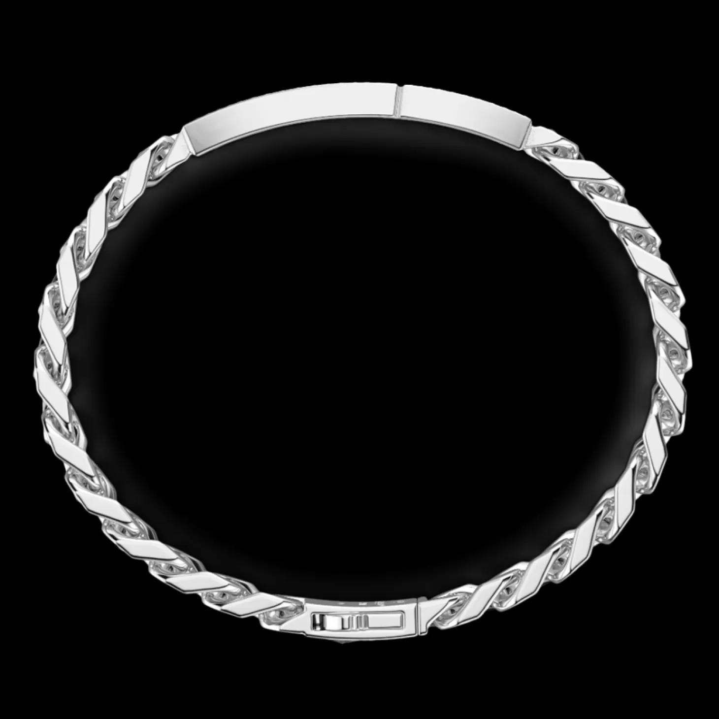 Zancan Gioielli Bracciale Grumetta Zancan In Argento Con Pietre Nere.> Bracciali