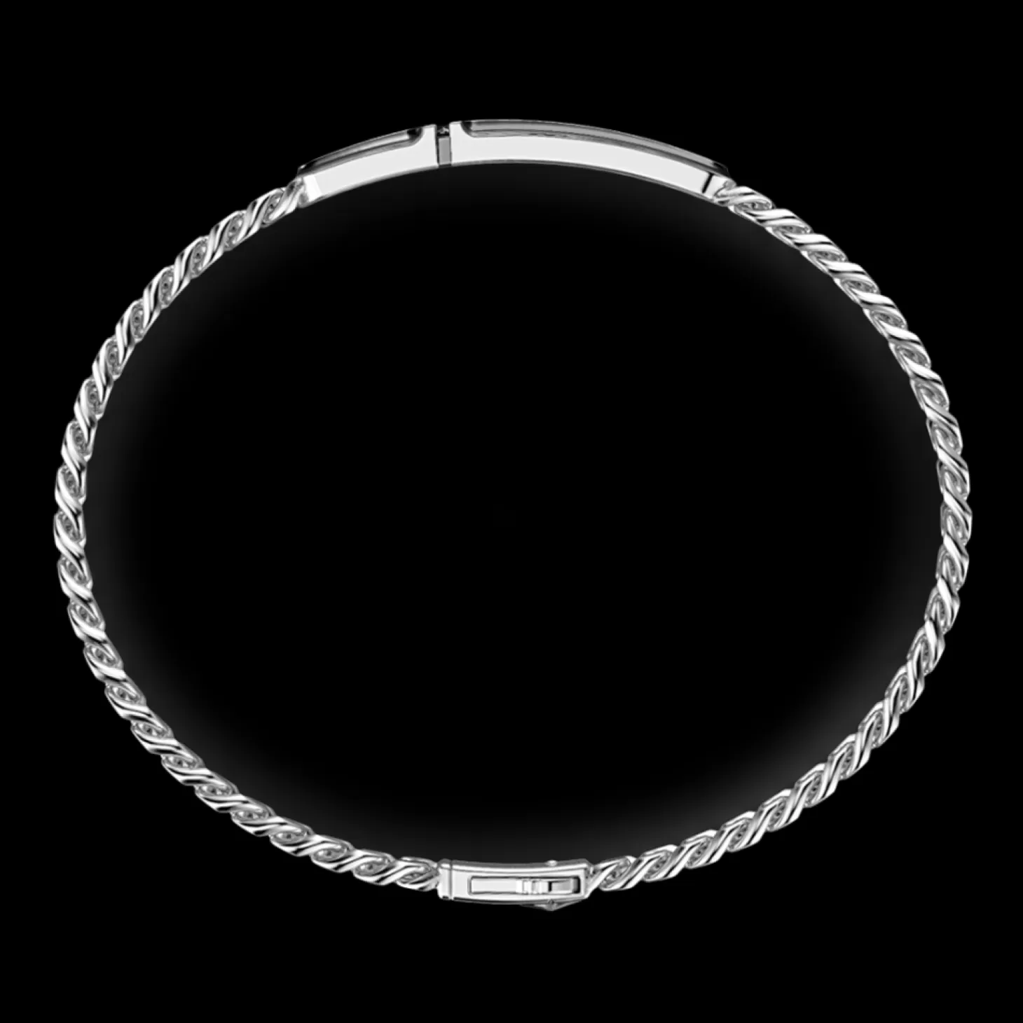 Zancan Gioielli Bracciale Grumetta Zancan In Argento Con Targa E Pietra Nera.> Bracciali