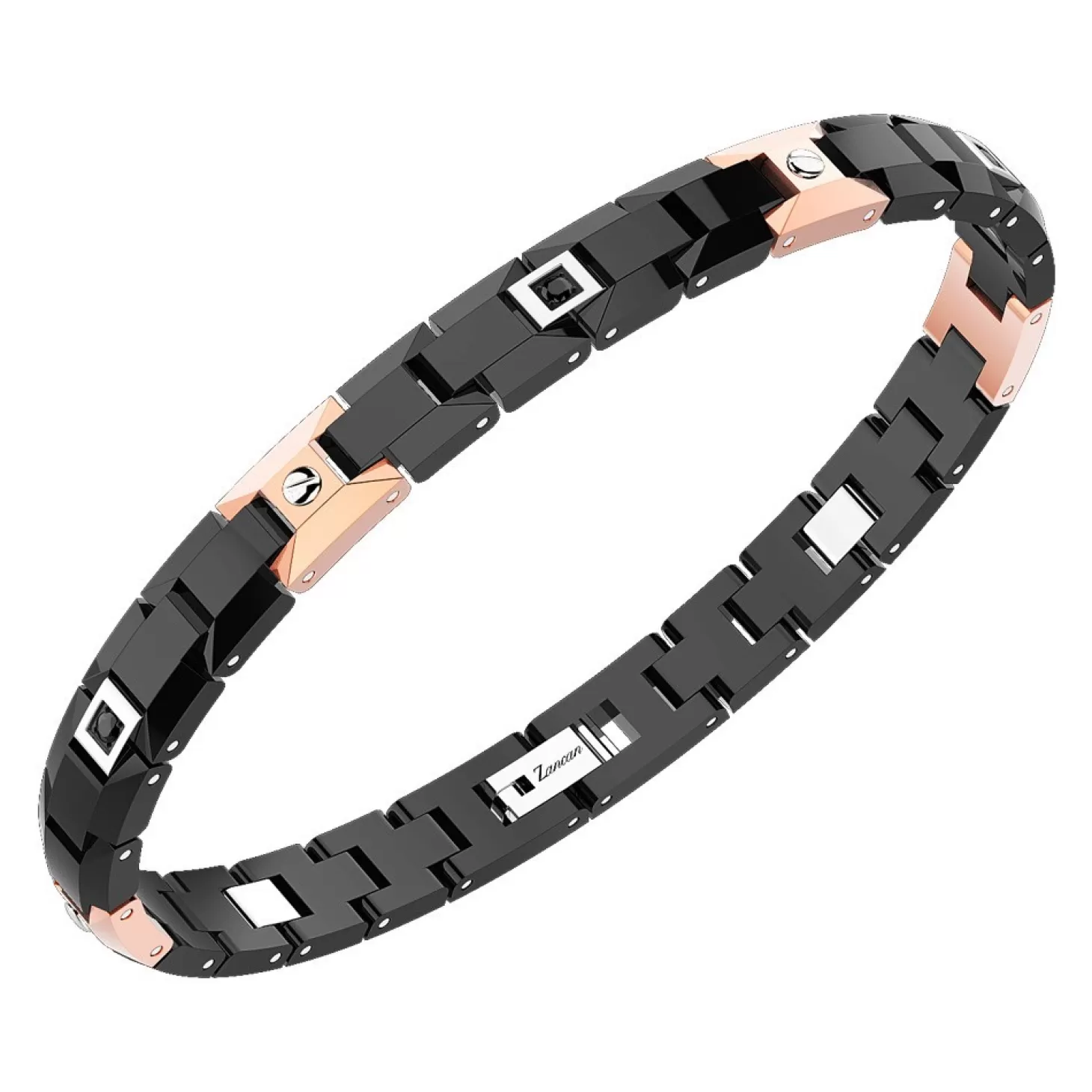 Zancan Gioielli Bracciale In Acciaio E Ceramica.> Bracciali