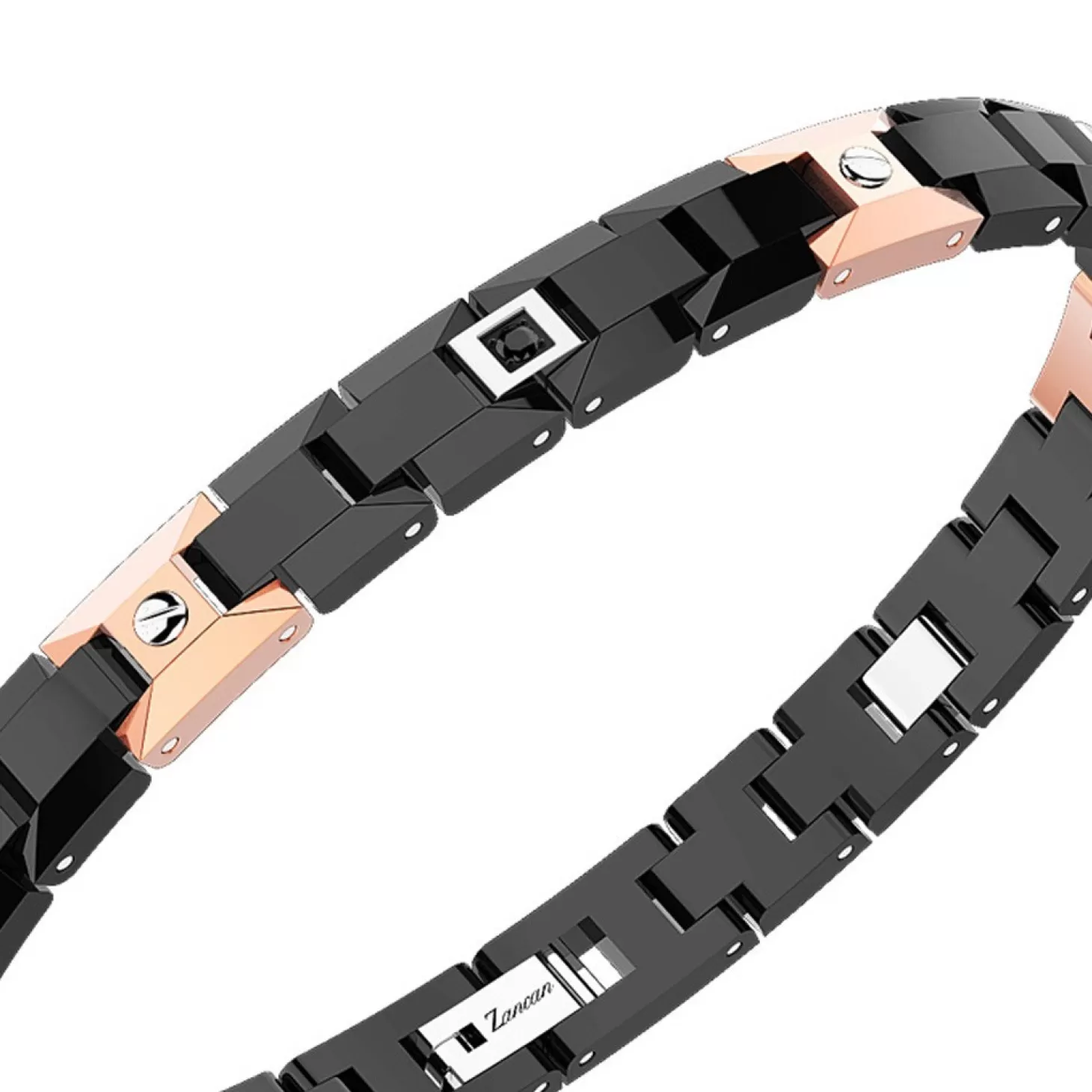 Zancan Gioielli Bracciale In Acciaio E Ceramica.> Bracciali
