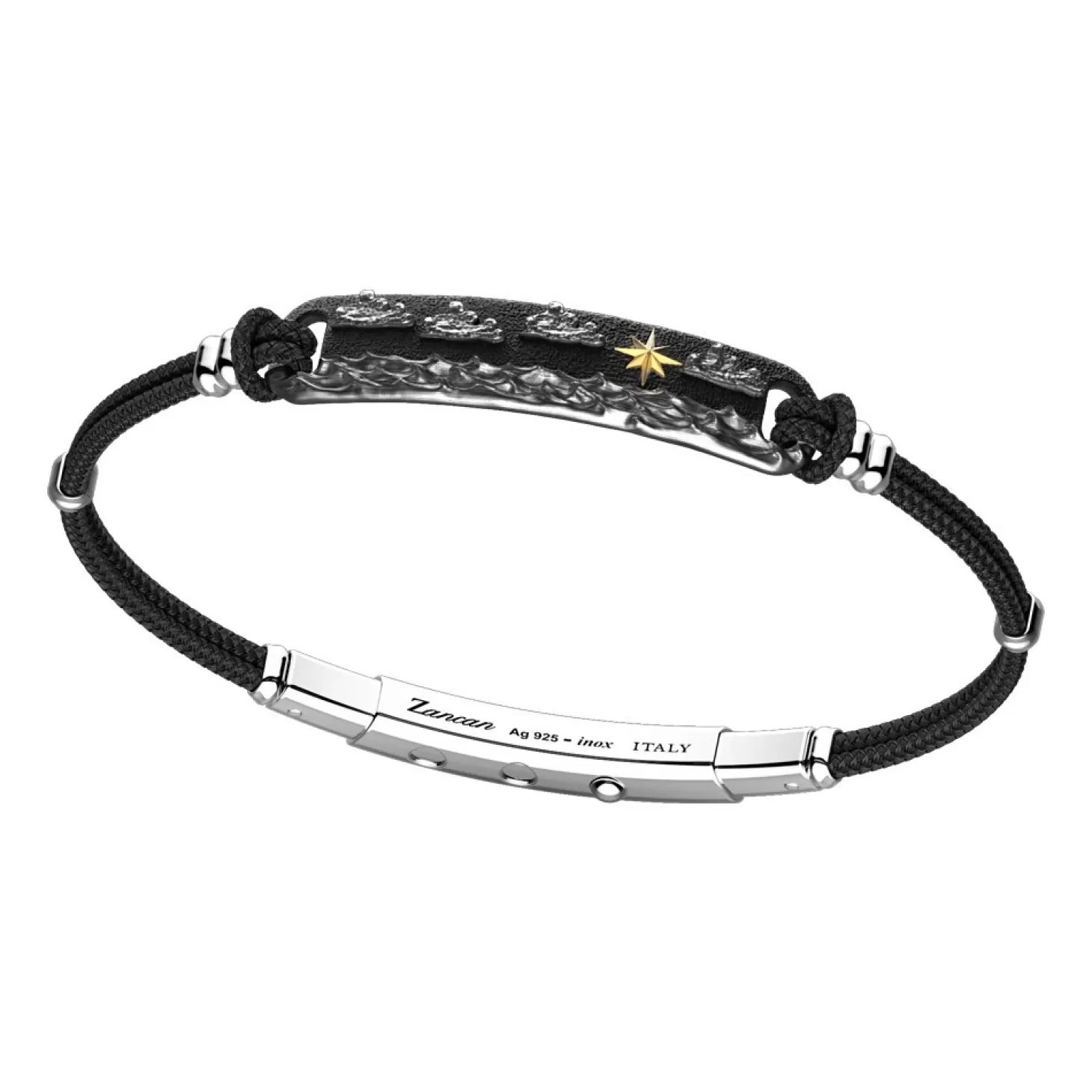 Zancan Gioielli Bracciale In Argento Con Onde Del Mare.> Bracciali