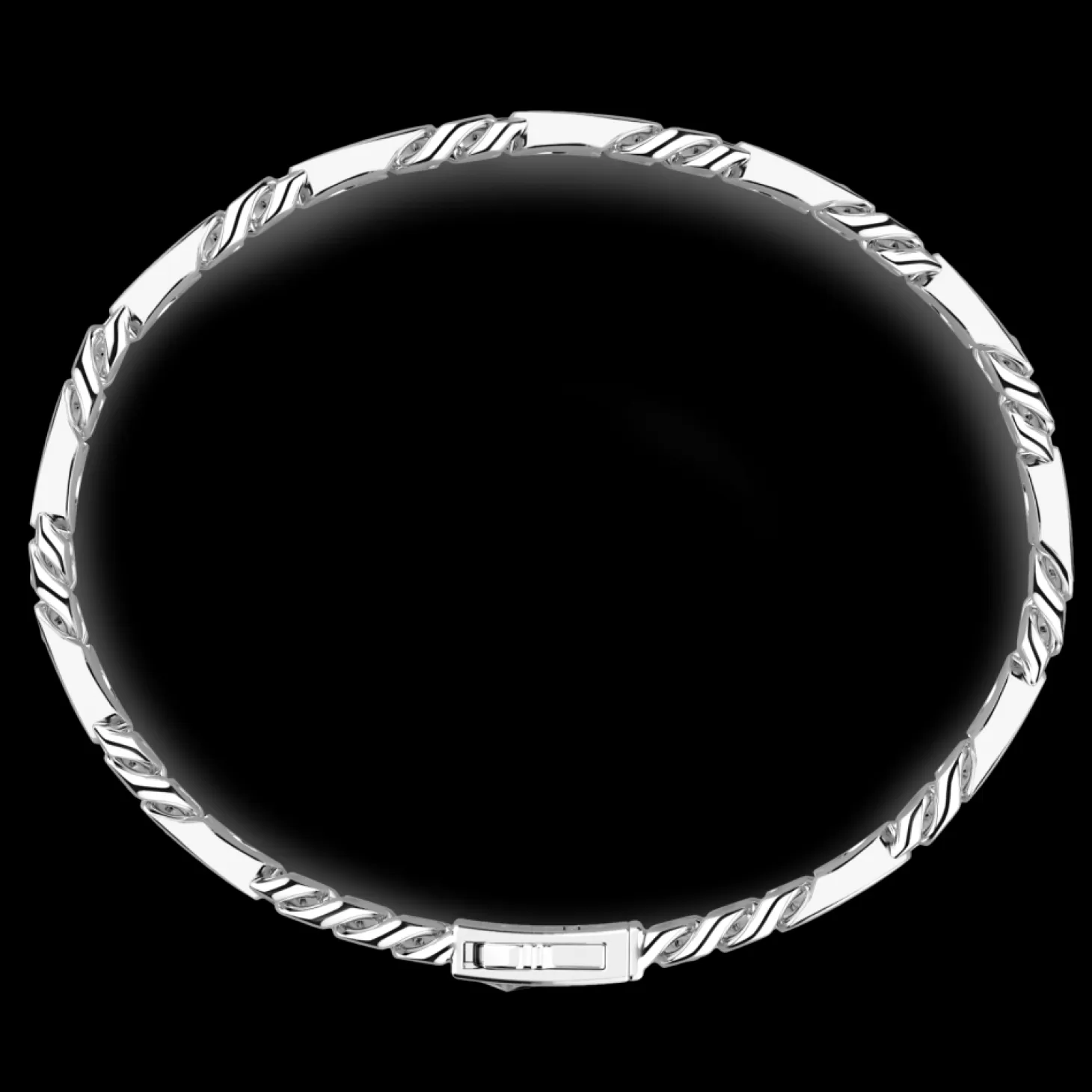 Zancan Gioielli Bracciale Solo Maglia Zancan In Argento Con Pietre.> Bracciali