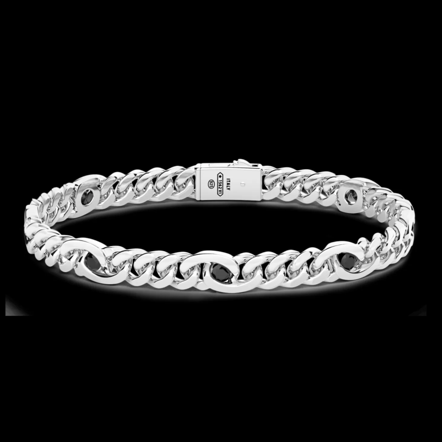Zancan Gioielli Bracciale Solo Maglia Zancan In Argento Con Pietre Naturali.> Bracciali