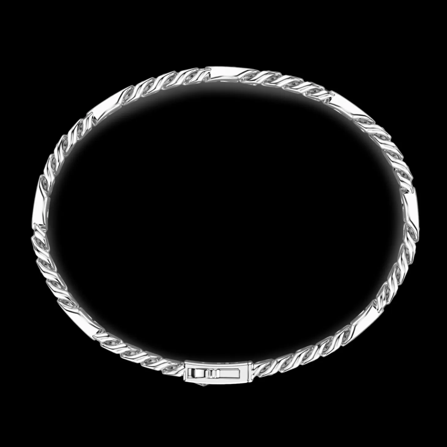 Zancan Gioielli Bracciale Solo Maglia Zancan In Argento Con Pietre Naturali.> Bracciali