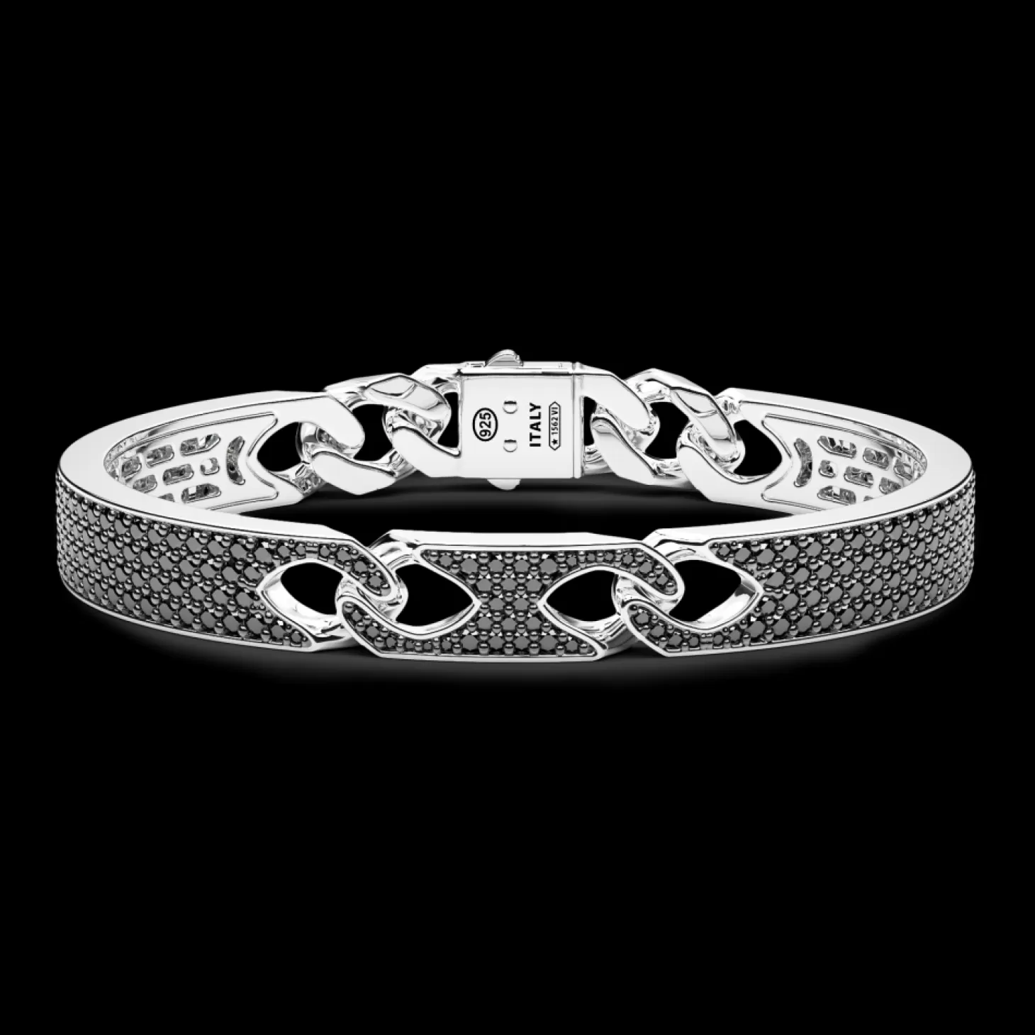 Zancan Gioielli Bracciale Zancan A Schiava Rigida E Grumette Morbida In Argento Con Pietre.> Bracciali