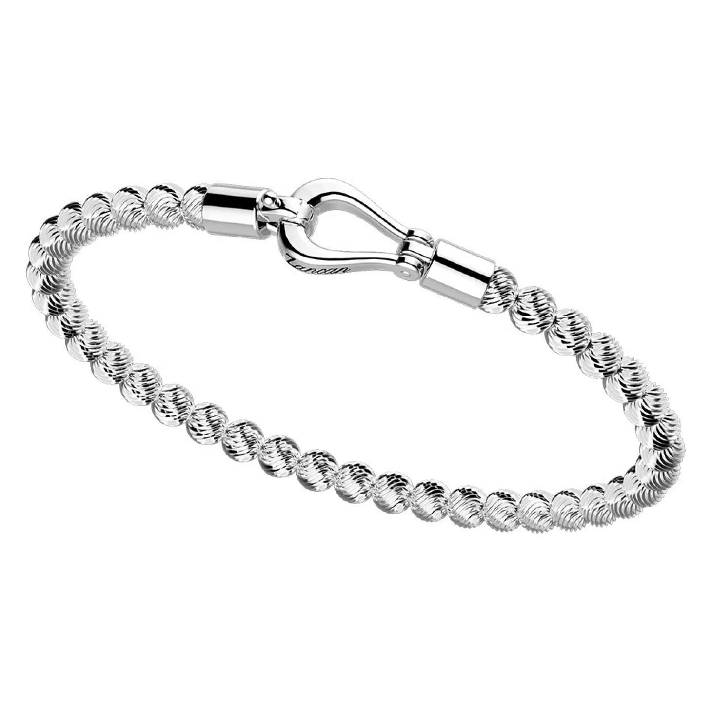 Zancan Gioielli Bracciale Zancan In Argento A Sfere Con Chiusura Moschettone.> Bracciali