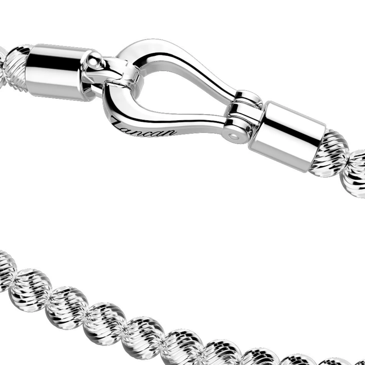 Zancan Gioielli Bracciale Zancan In Argento A Sfere Con Chiusura Moschettone.> Bracciali