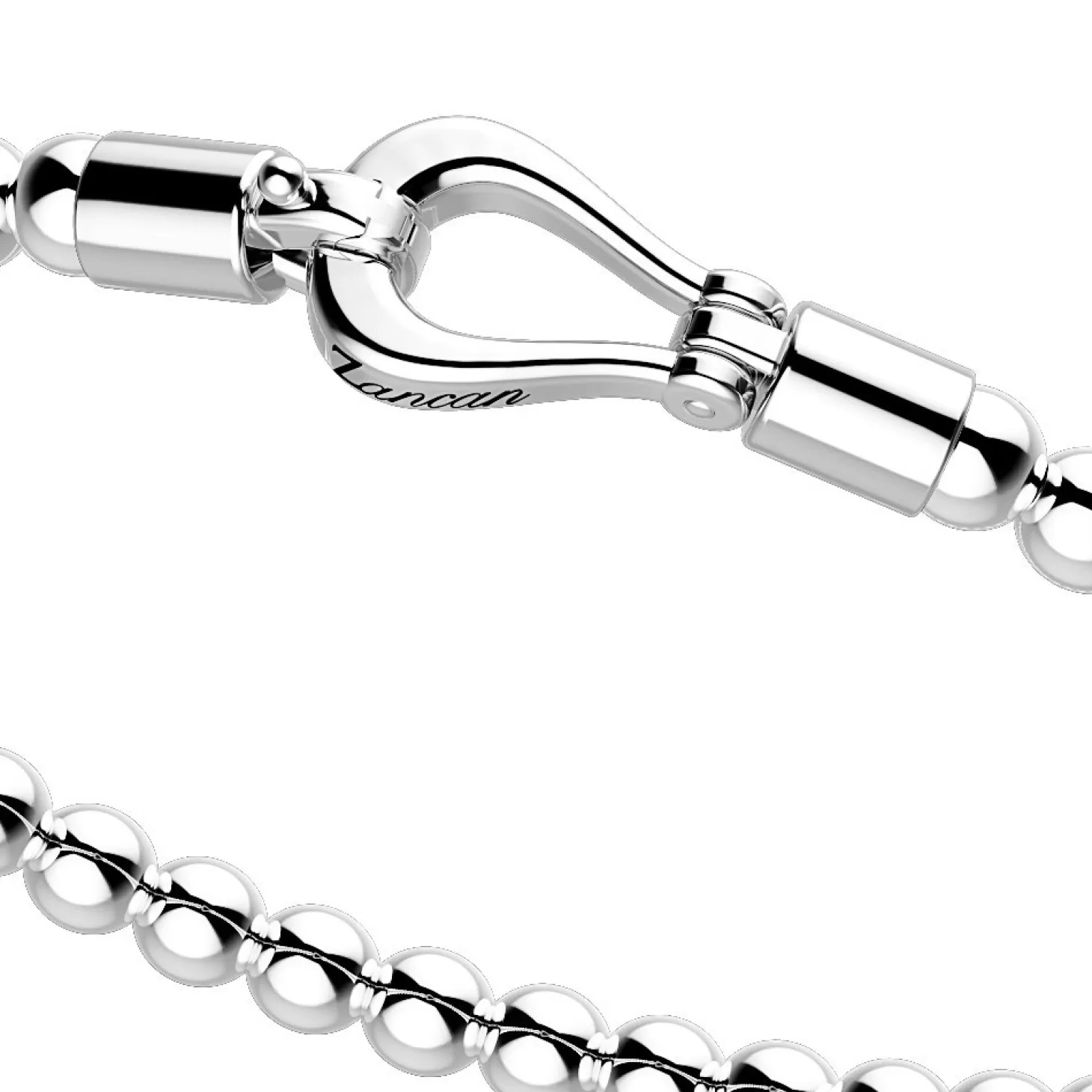 Zancan Gioielli Bracciale Zancan In Argento A Sfere Con Chiusura Moschettone.> Bracciali