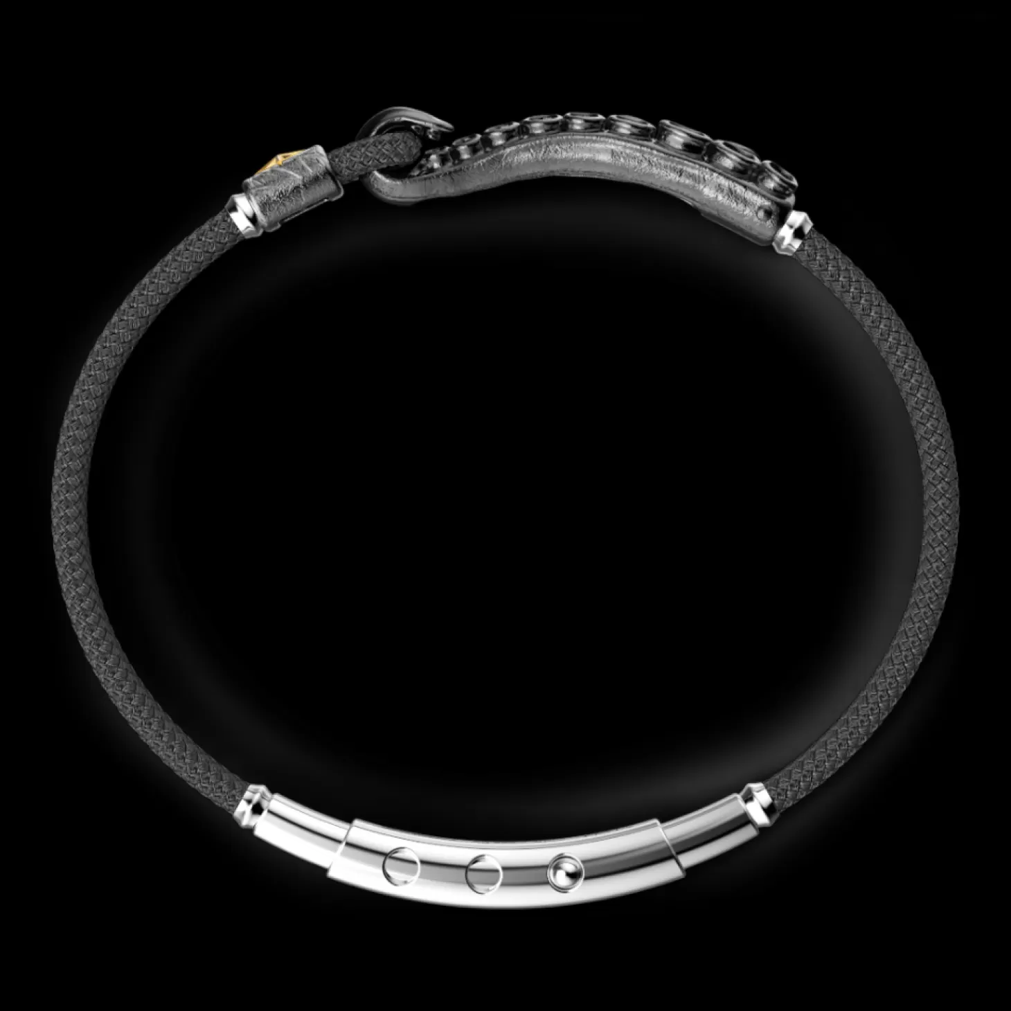 Zancan Gioielli Bracciale Zancan In Argento Brunito Con Tentacoli Di Piovra.> Bracciali