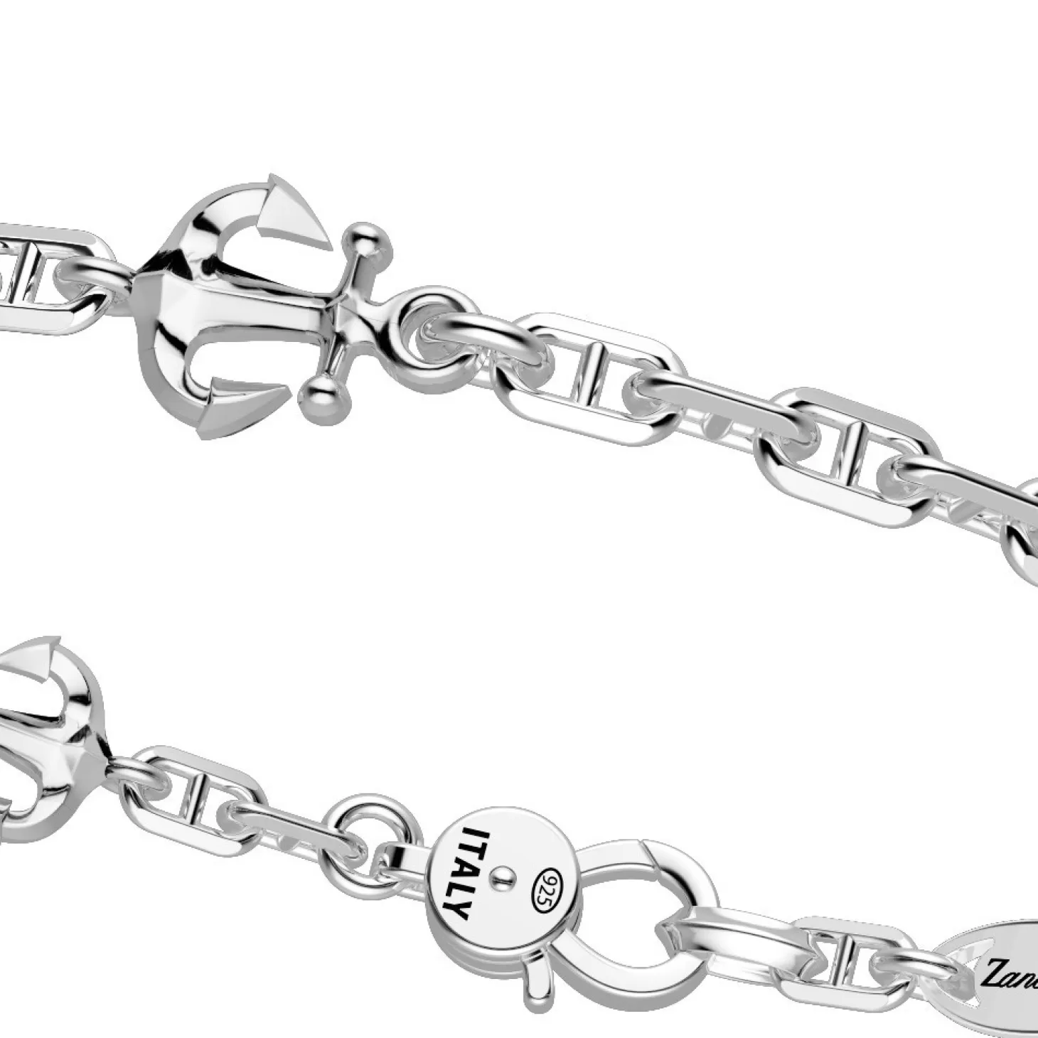 Zancan Gioielli Bracciale Zancan In Argento Con Ancore.> Bracciali